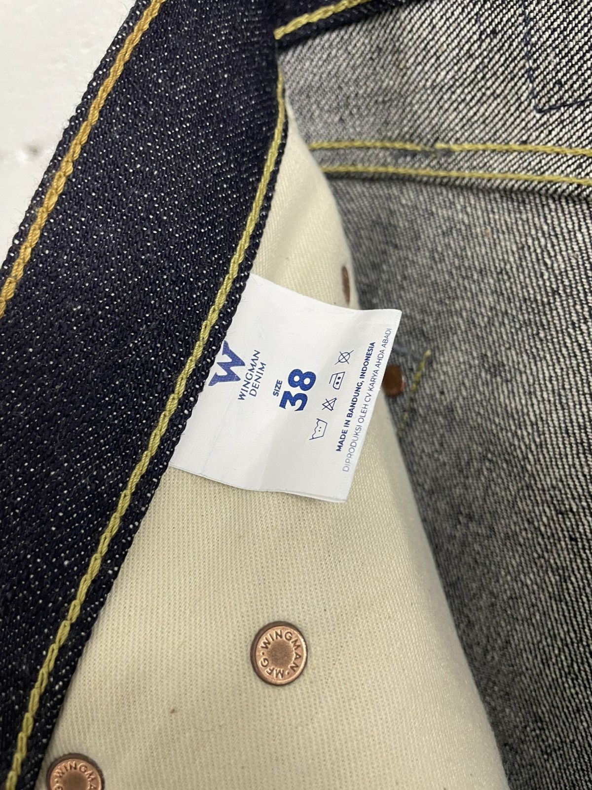 Other Wingman Denim Tokugawa 18oz Sanforized Regular Cut Jeans Size US 38 / EU 54 - 11 Thumbnail