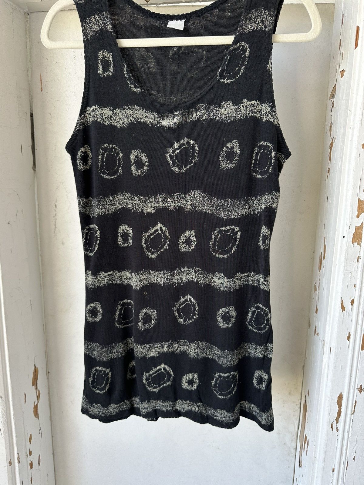 If Six Was Nine × Japanese Brand × Vintage Vintage Black Spotted Top Size M / US 6-8 / IT 42-44 - 3 Thumbnail