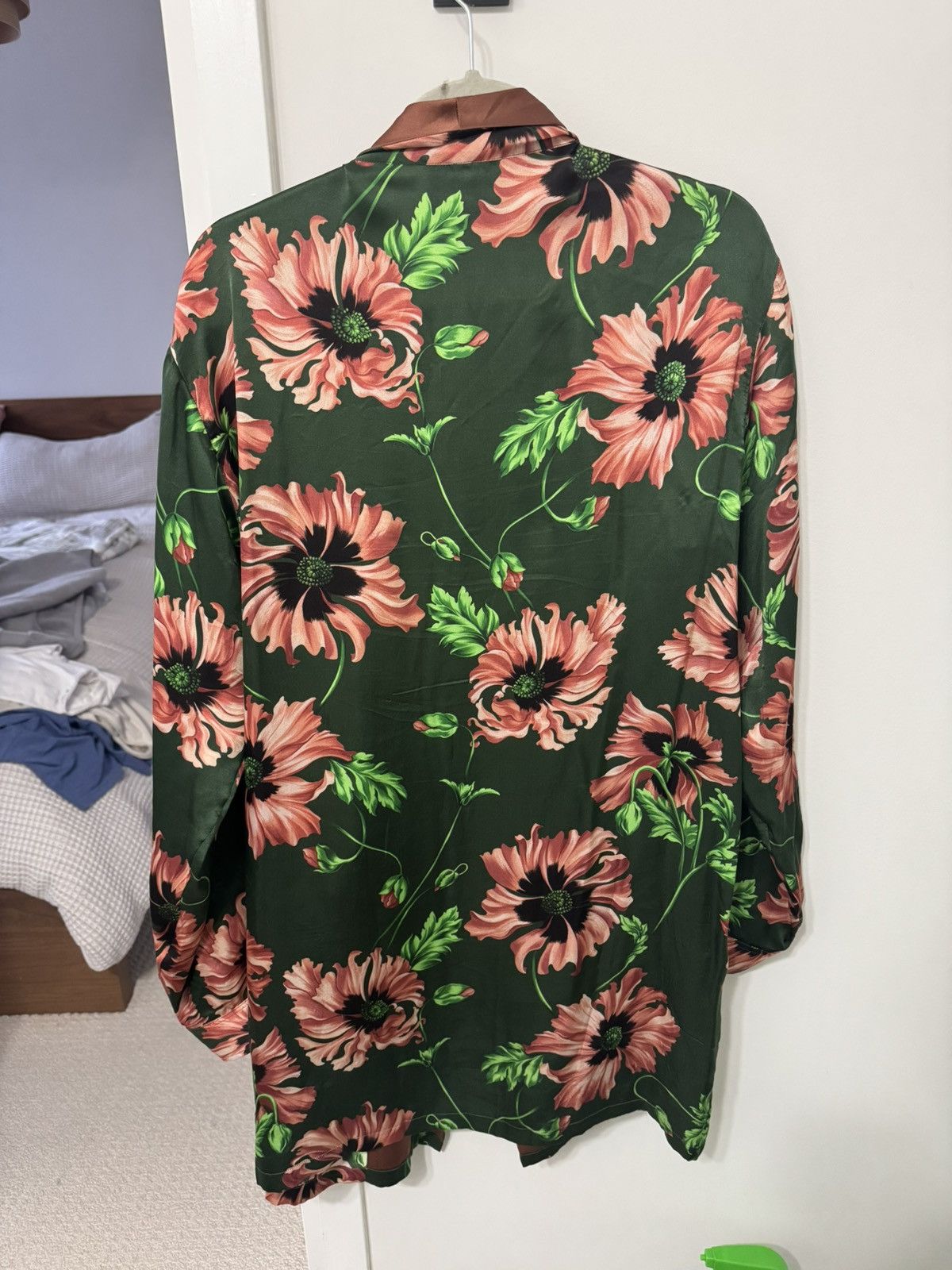 Palm Angels Palm Angels Silk Over-shirt Size US L / EU 52-54 / 3 - 2 Thumbnail