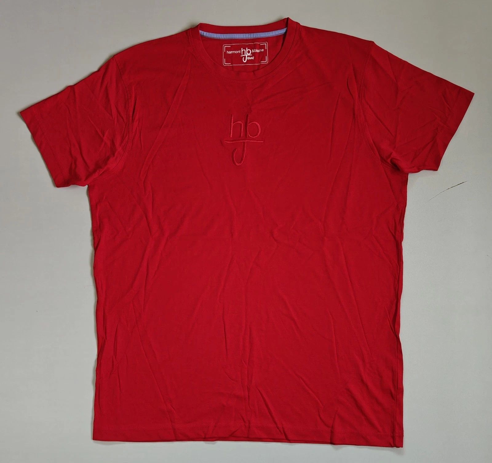 Harmont & Blaine Harmont & Blaine Jeans (HBJ) Crew Neck T-shirt ASM/2076 Size US XXL / EU 58 / 5 - 2 Thumbnail
