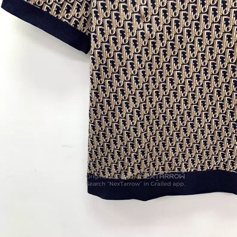 Dior Dior 22 colour-blocking logo jacquart full-print cotton la Size US XL / EU 56 / 4 - 4 Thumbnail