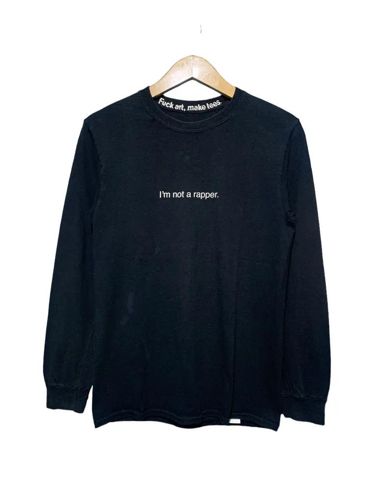 Fuck Art, Make Tees 1990s i' m not rapper distressed longslee tee Size US S / EU 44-46 / 1 - 1 Thumbnail