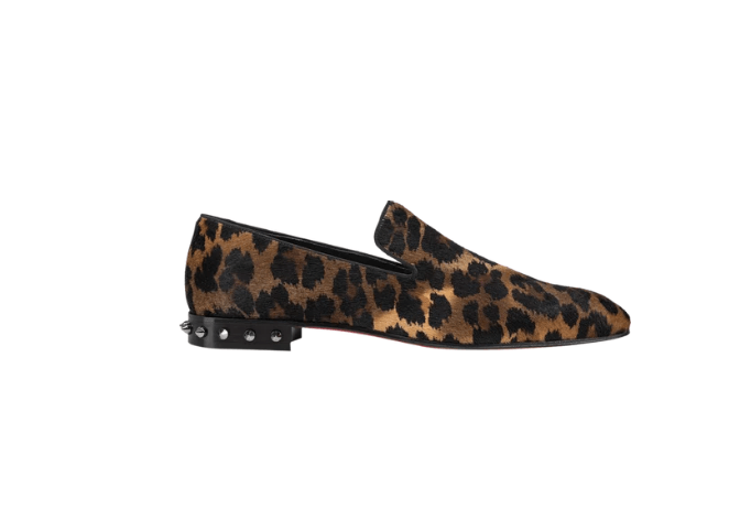 Christian Louboutin o1bcso1str1024 Marquees Flat in Leopard Size US 11 / EU 44 - 1 Preview