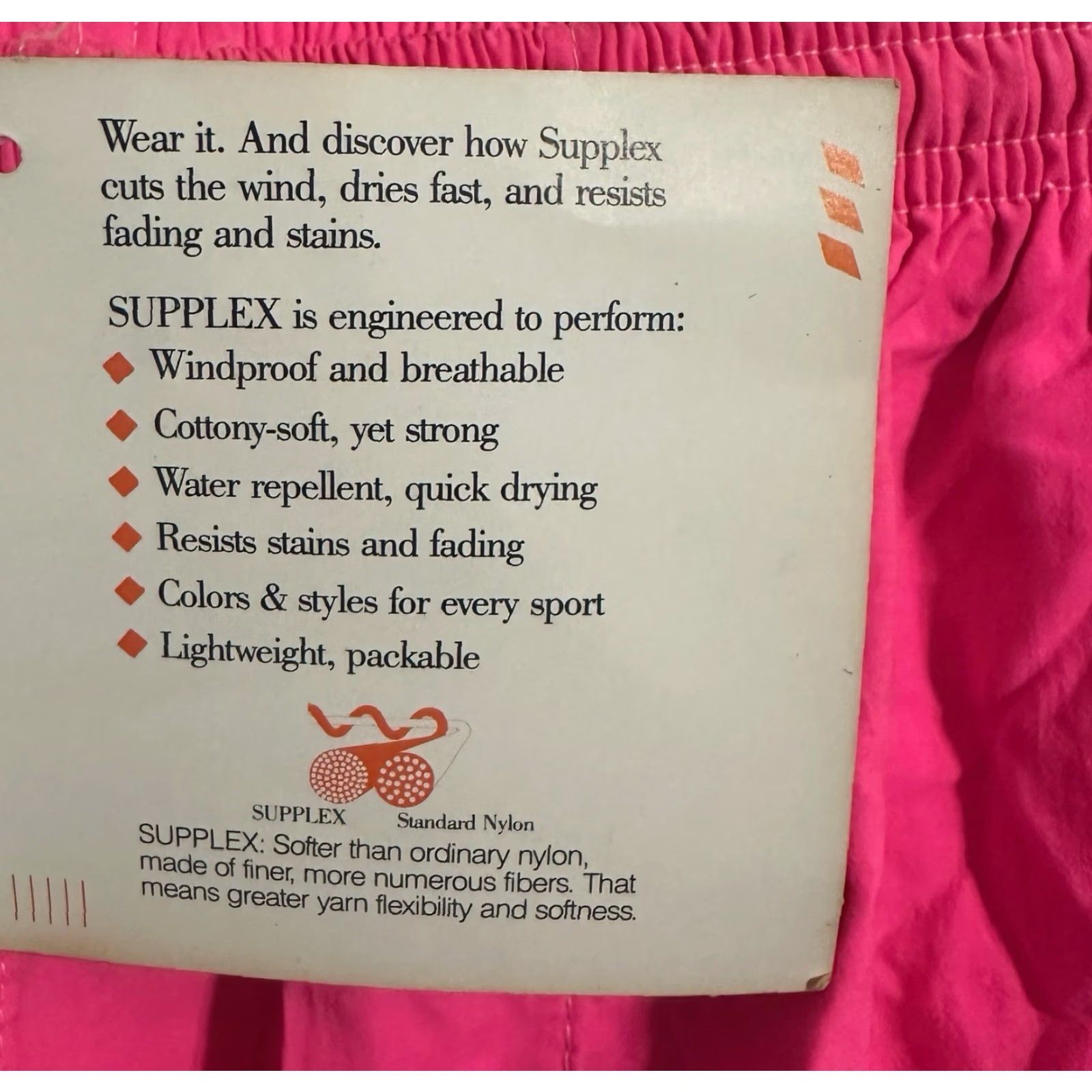 Vintage VINTAGE Cobblestones Athletic Shorts Mens L Pink 90s USA Made NWT Deadstock Nylon Athletic Drawstring Waist Pocketed Size US 33 - 4 Thumbnail