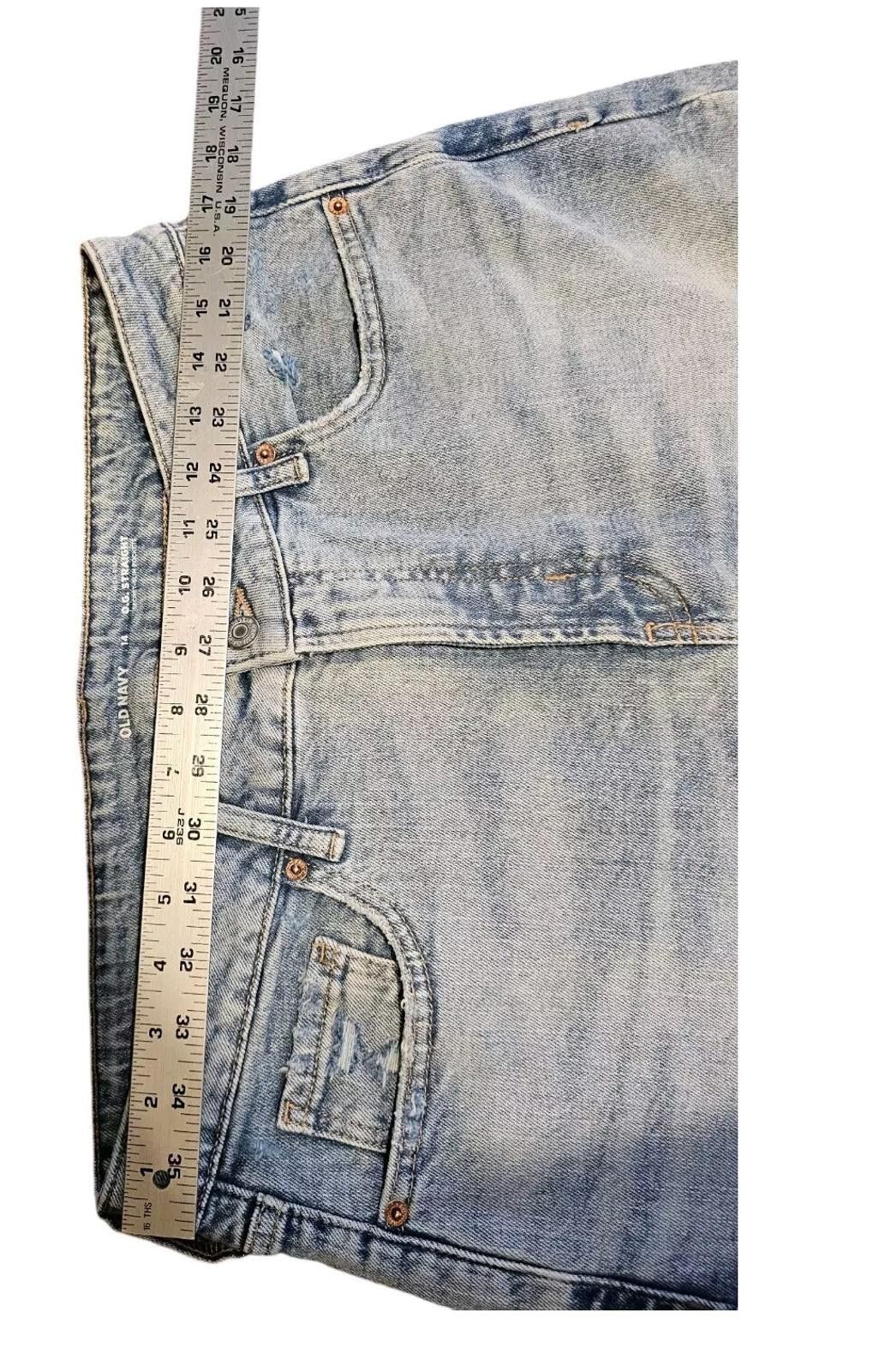 Old Navy Old Navy High Rise O.G. Loose Jeans Women's Size 14 Blue Size 36" / US 14 / IT 50 - 3 Thumbnail