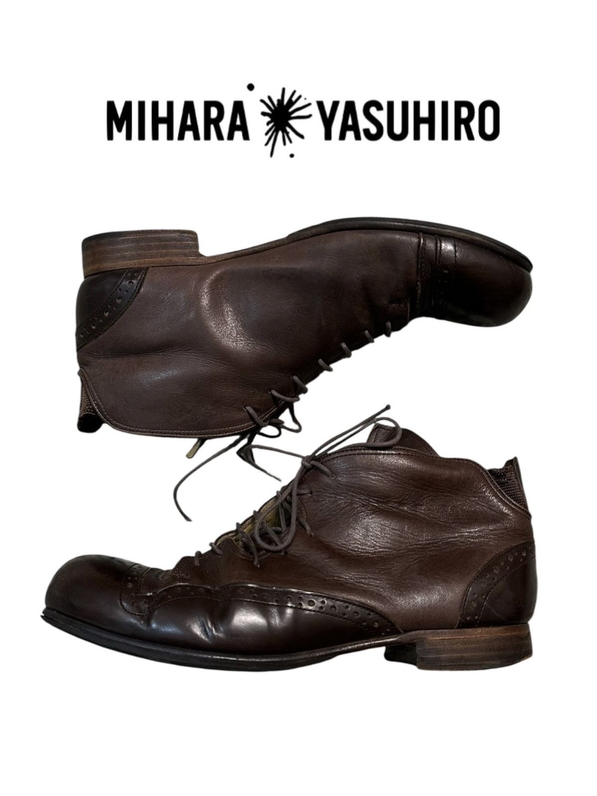 Maison MIHARA YASUHIRO Maison Miharayasuhiro Chukka Leather Boots (8.5US) Size US 8.5 / EU 41-42 - 1 Thumbnail