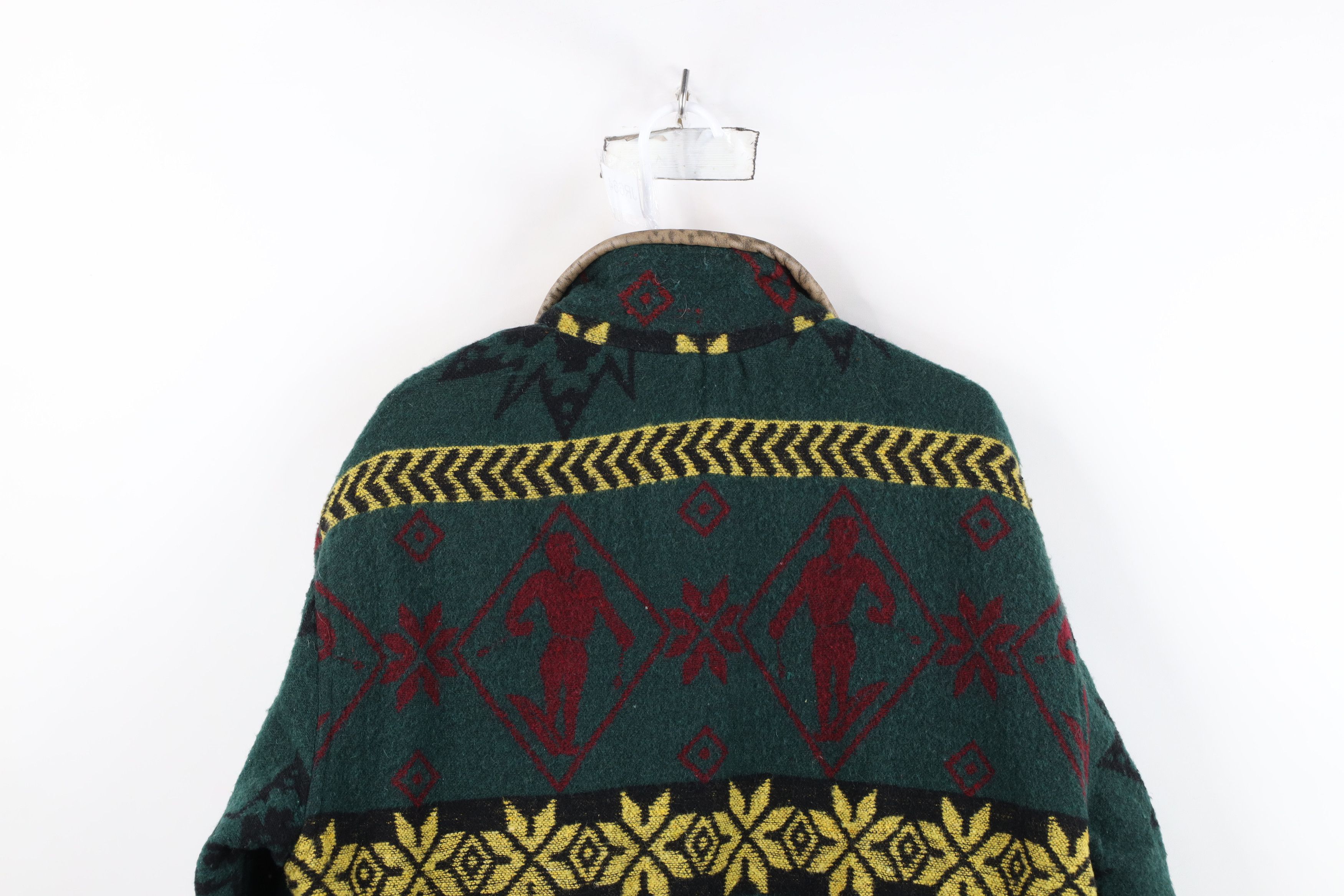 Vintage Vintage 90s Streetwear Reversible Fair Isle Canvas Jacket Size US S / EU 44-46 / 1 - 9 Thumbnail