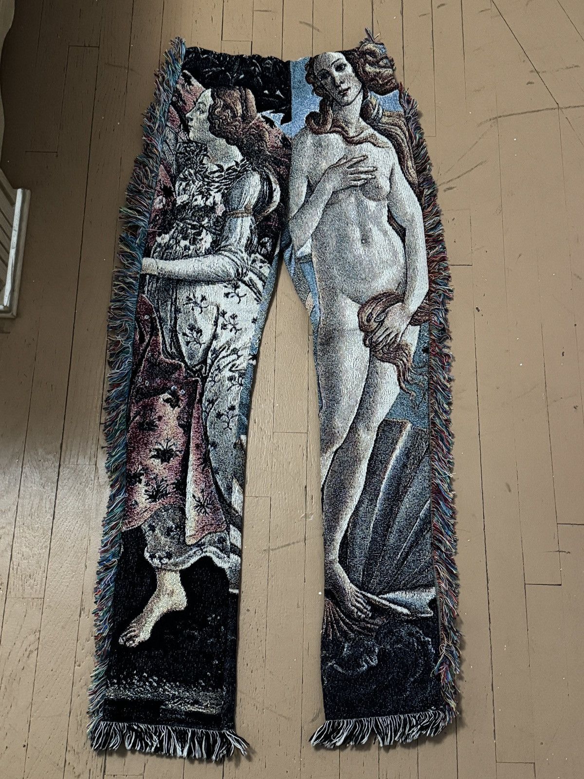 Handmade Renaissance Angel Rare Carpet Pants Size 30" / US 8 / IT 44 - 1 Thumbnail