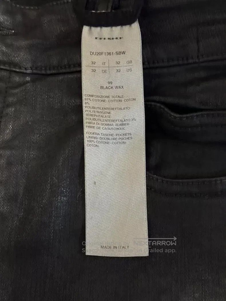Rick Owens Rick Owens Black Waxed Pants. Size US 32 / EU 48 - 3 Thumbnail