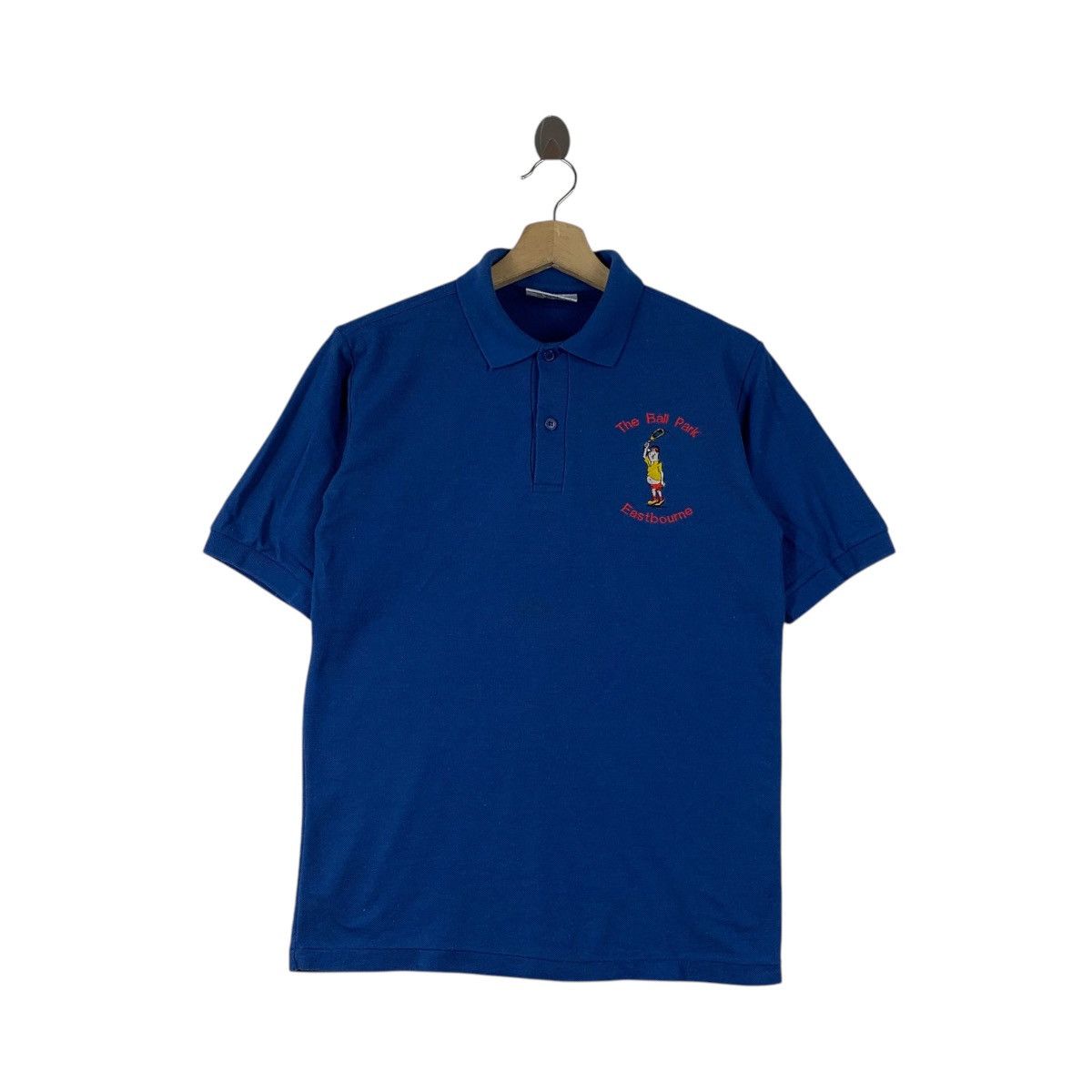 Vintage Vintage THE BALL PARK Eastbourne Tennis Polo Tee Shirt Top Size US M / EU 48-50 / 2 - 1 Thumbnail