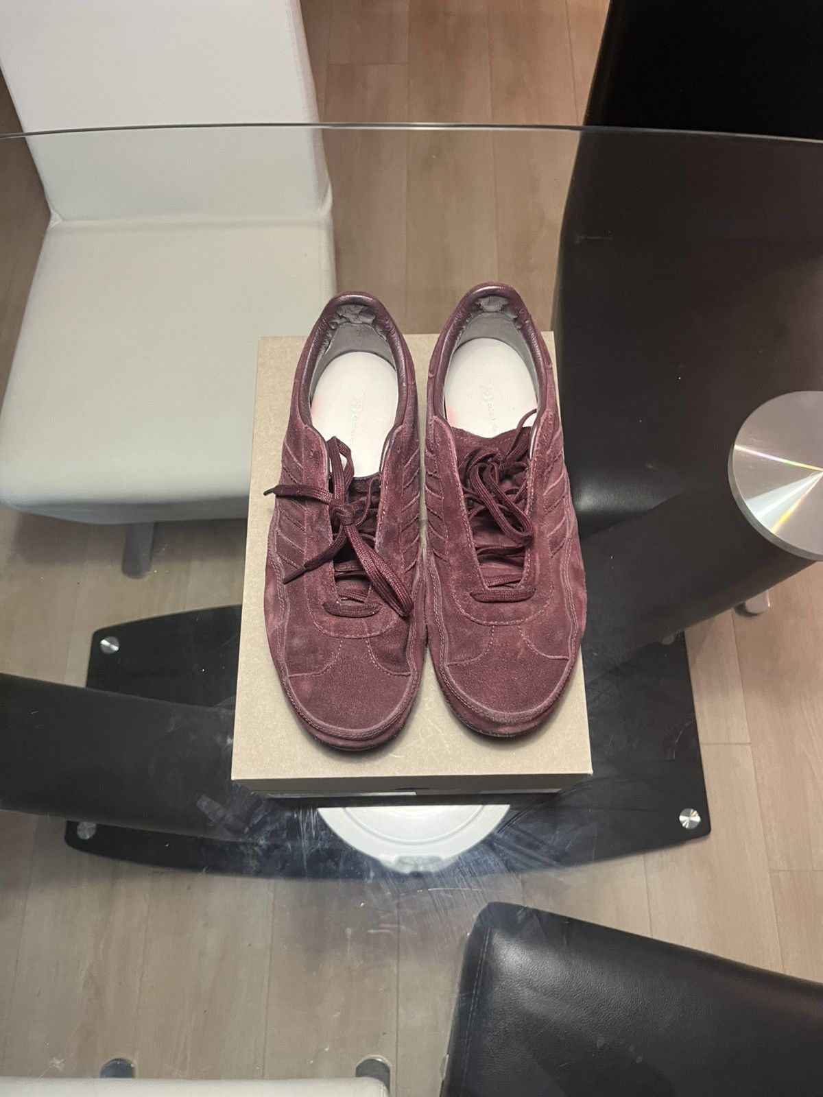 Y-3 Y-3 Gazelle "Shadow Red" Size US 8 / EU 41 - 2 Thumbnail