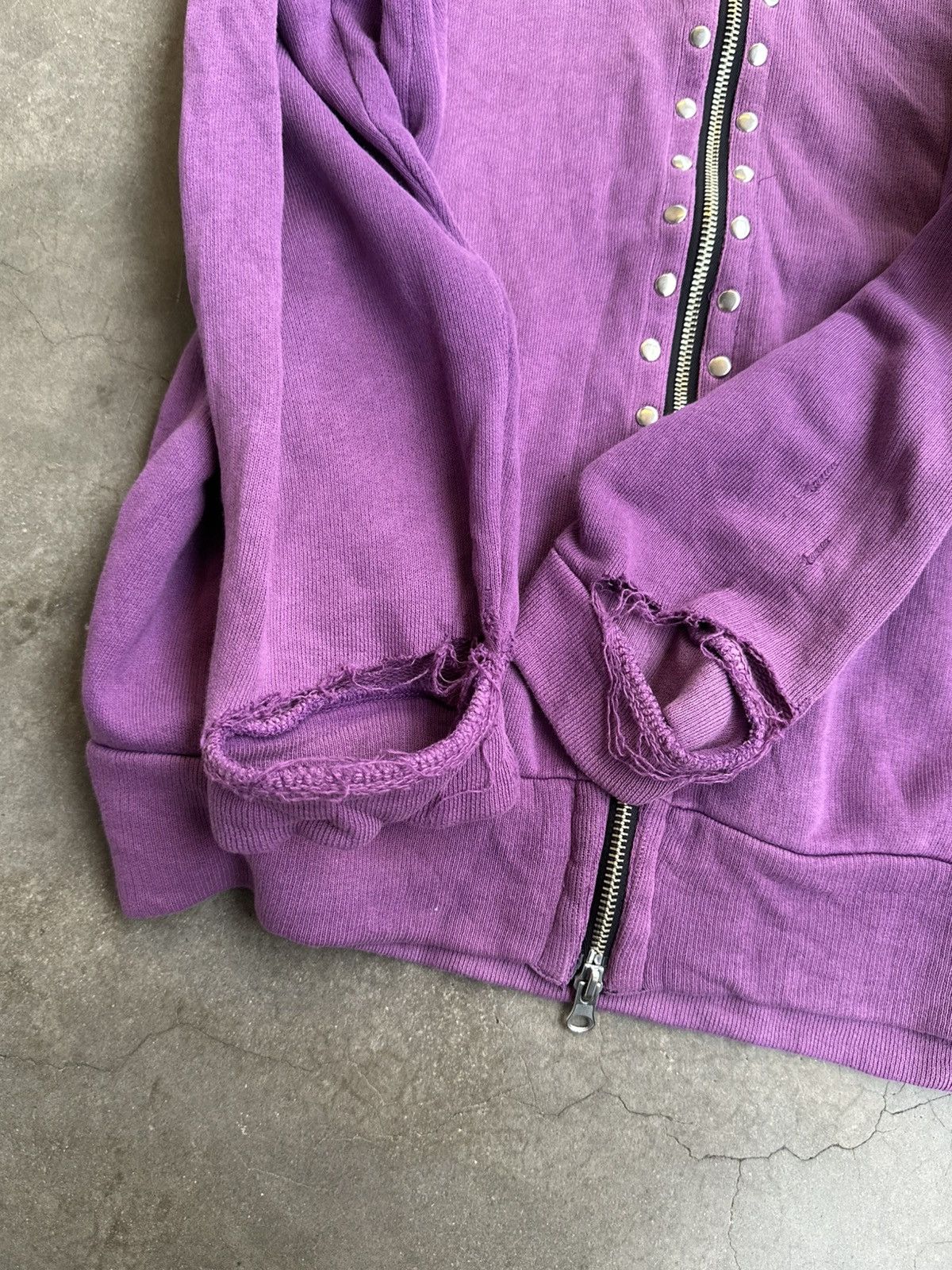 20471120 Algonquins Seditionaries Studded Distressed Hoodie Size US M / EU 48-50 / 2 - 7 Thumbnail