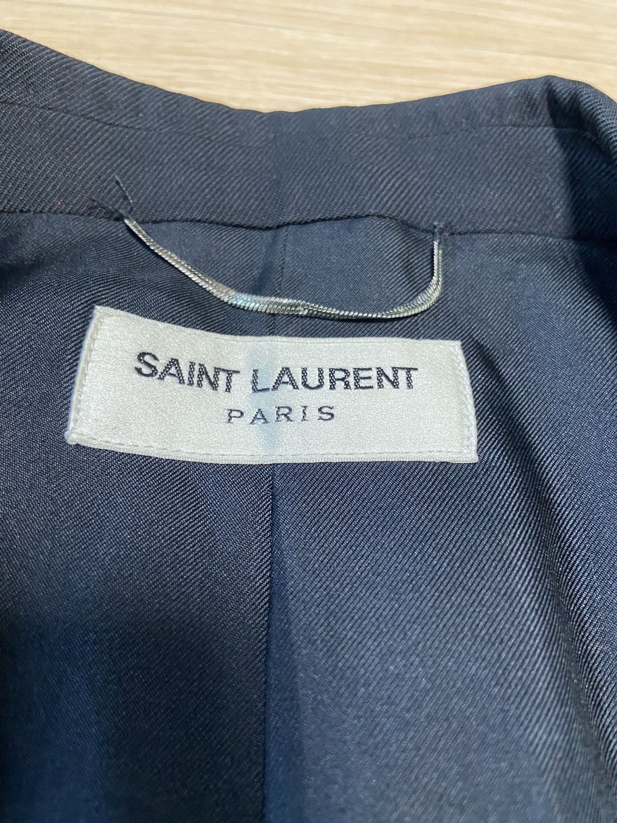 Saint Laurent Paris 50 Saint Laurent ss15 gold button wool blazer suit Size 50R - 3 Thumbnail