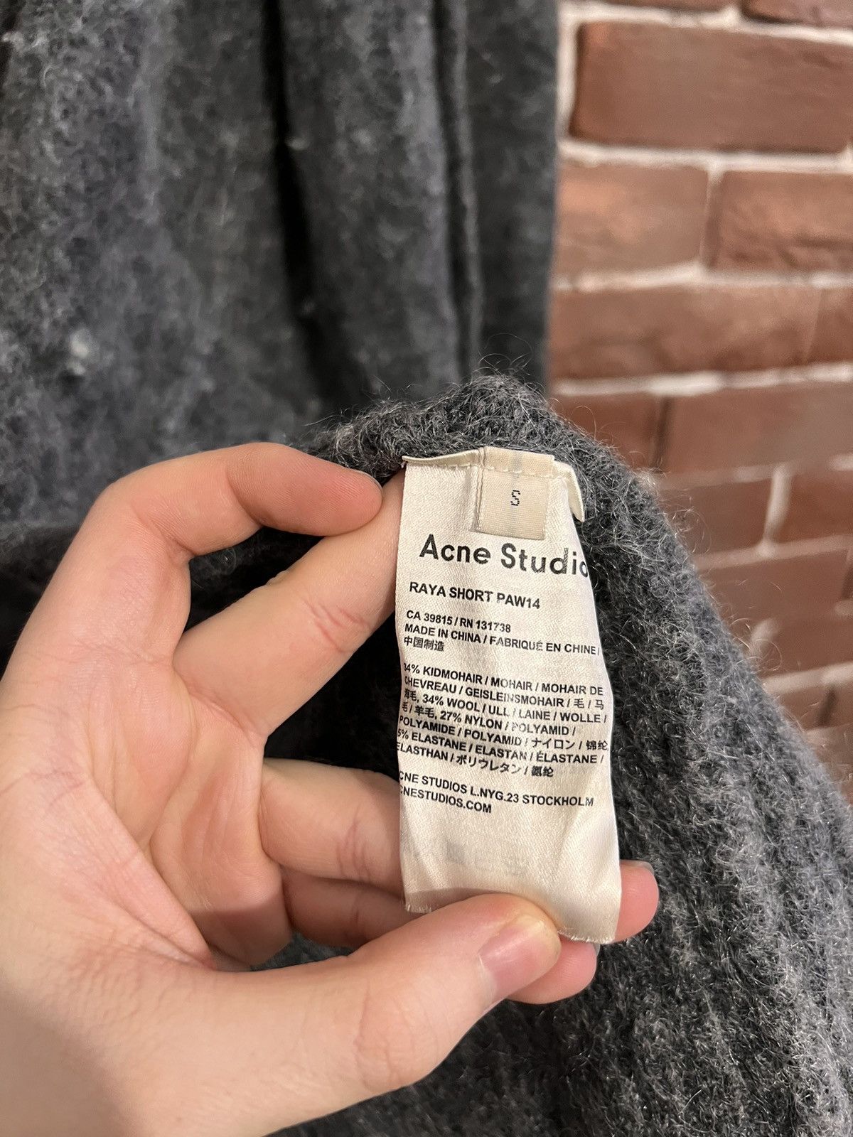 Acne Studios Acne Studios Raya Short paw14 Mohair Knit Luxury Casual Size S / US 4 / IT 40 - 11 Thumbnail
