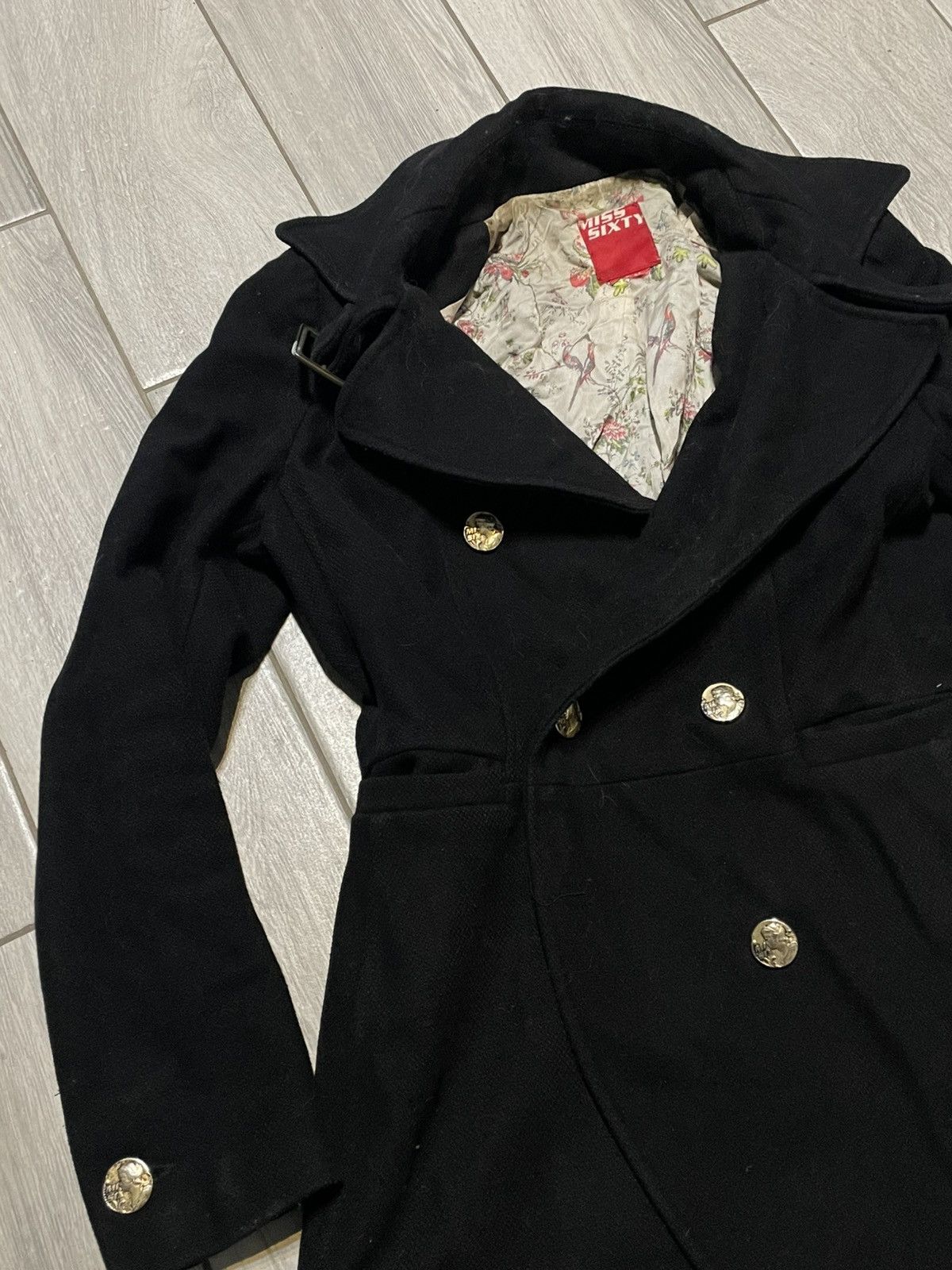 Miss Sixty × Vintage Miss Sixty 🇮🇹 design fashion trench coat 🧥 Size M / US 6-8 / IT 42-44 - 4 Thumbnail