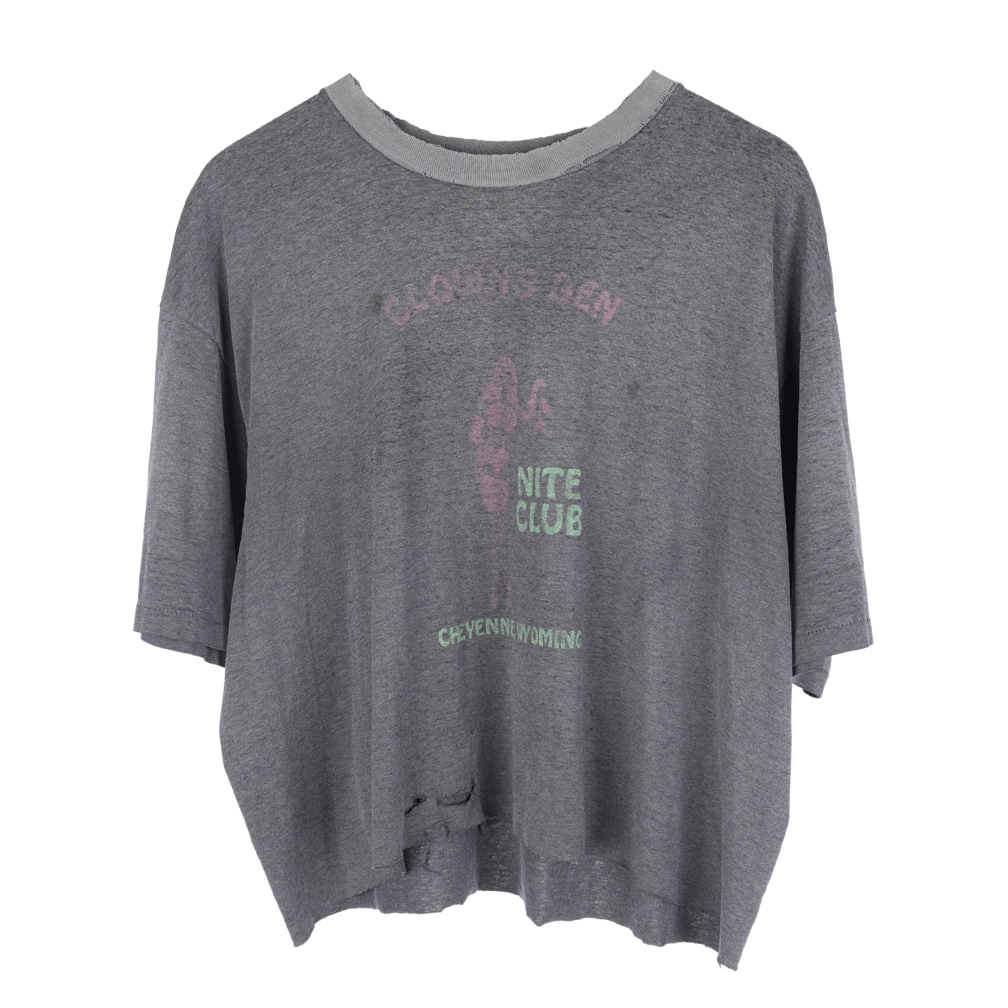 Vintage VINTAGE CLOWN'S DEN NIGHTCLUB CHEYENNE WYOMING FADED STRIPPE Size US M / EU 48-50 / 2 - 1 Thumbnail