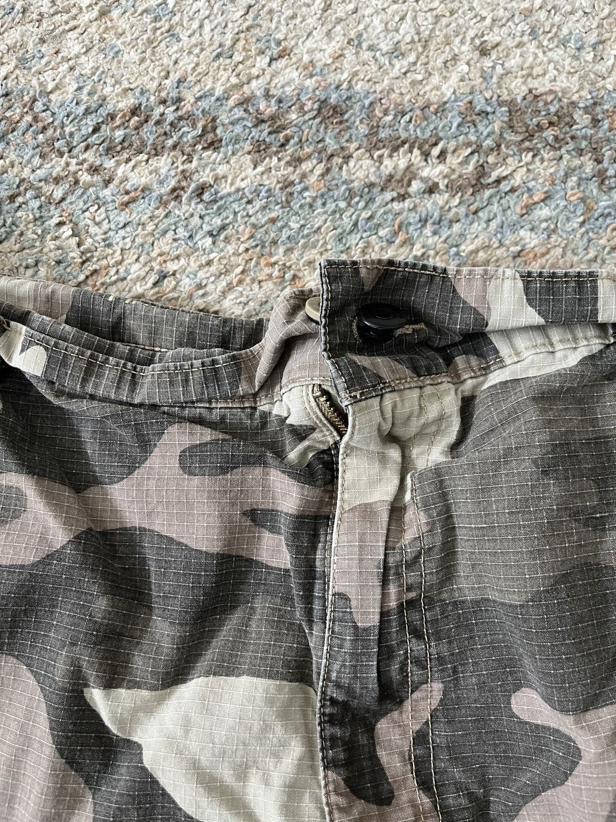 Other VTG Dickies Ripstop Camo Shorts Pants 40 Black Grey Size US 40 / EU 56 - 4 Thumbnail