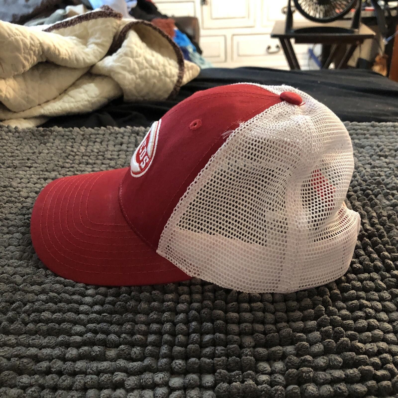 American Needle Cincinnati Reds Hat Mesh/Snap Cooperstown American Needle Size ONE SIZE - 2 Thumbnail