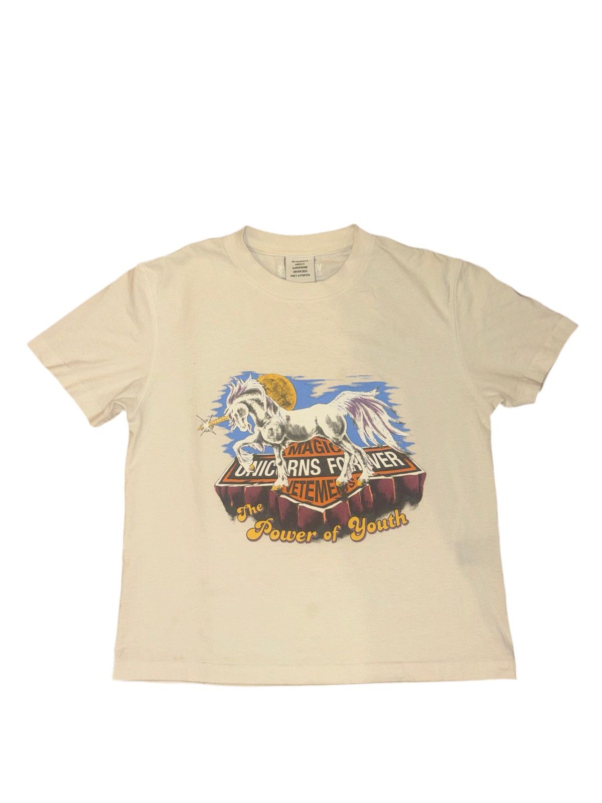 Vetements Vetements cropped tee Size S / US 4 / IT 40 - 1 Thumbnail