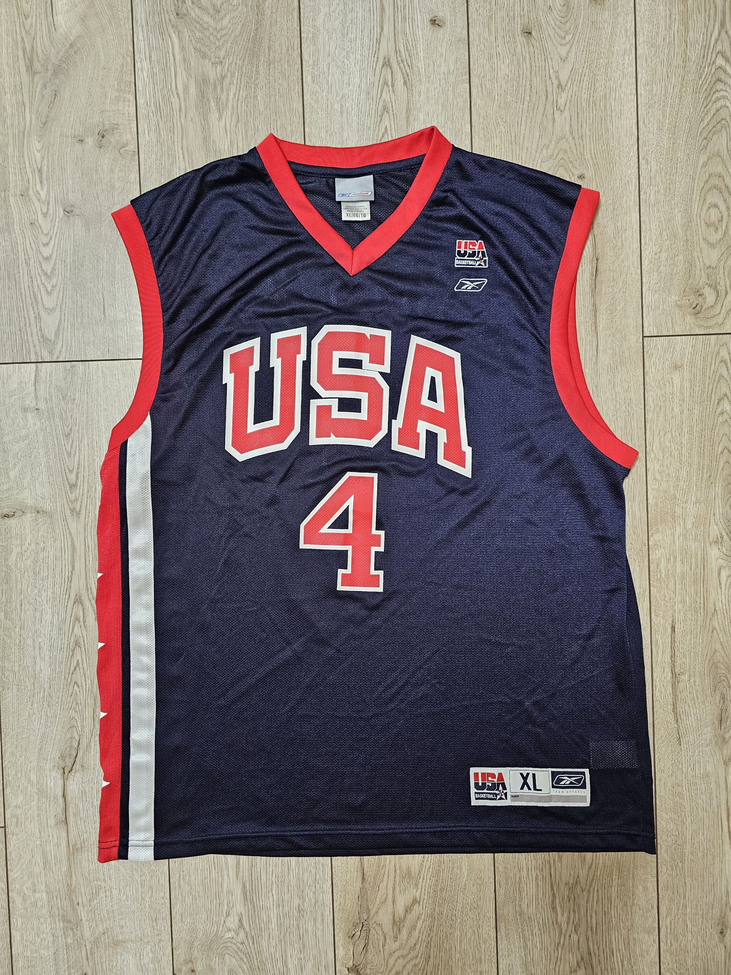 Vintage VINTAGE USA BASKETBALL JERSEY 2003 IVERSON BASKETBALL SHIRT Size US XL / EU 56 / 4 - 1 Thumbnail