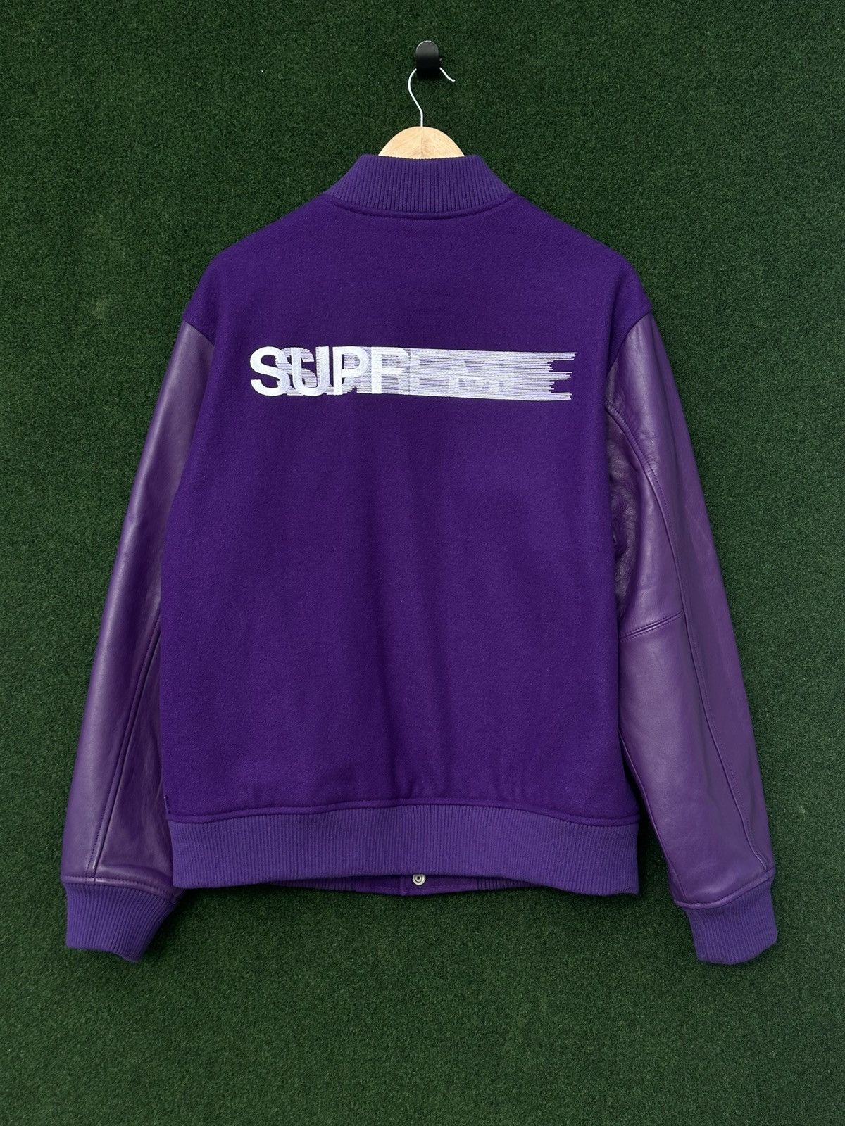 Supreme Supreme Motion Logo Varsity Jacket Size US L / EU 52-54 / 3 - 1 Thumbnail
