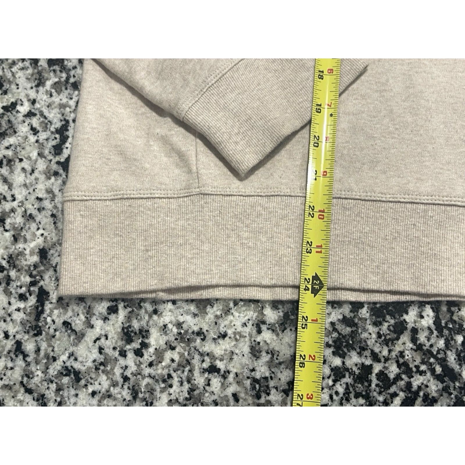 Vintage Pact Hoodie Women XL Organic Cotton Beige Cozy Pullover Casual Long Sleeve Relaxed Classic Size XL / US 12-14 / IT 48-50 - 2 Thumbnail