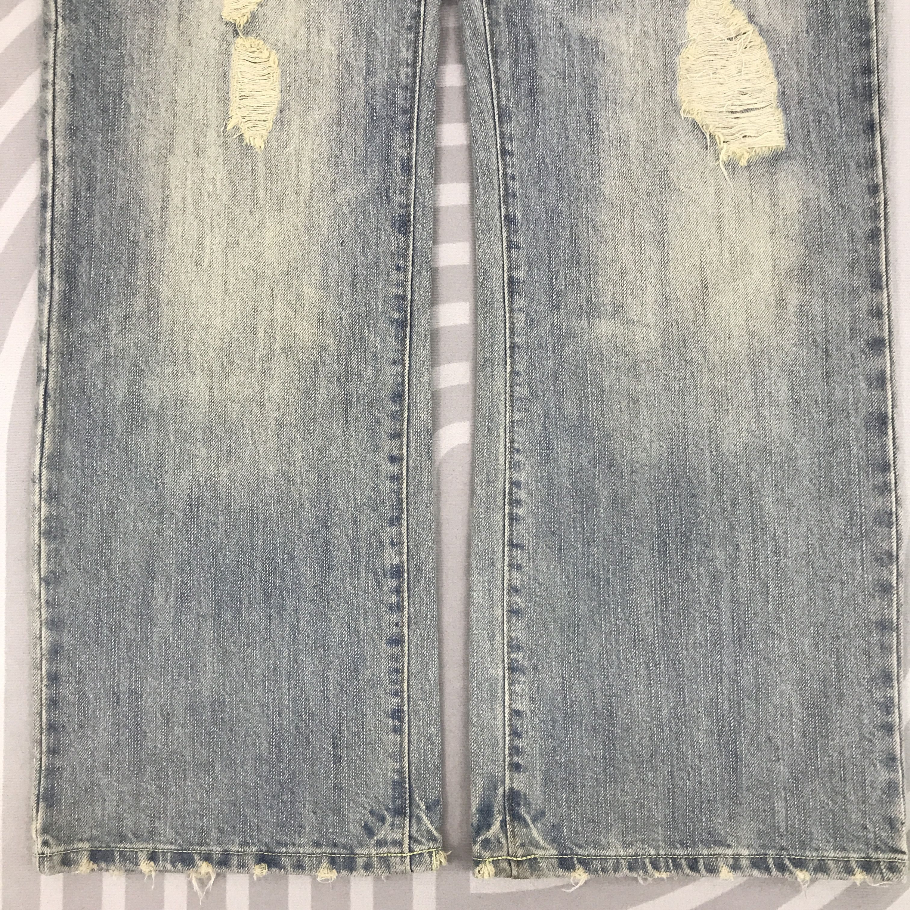 Abercrombie & Fitch × Japanese Brand × Vintage Baggy denim Abercrombie & Fitch Distressed Pants Size US 32 / EU 48 - 3 Thumbnail