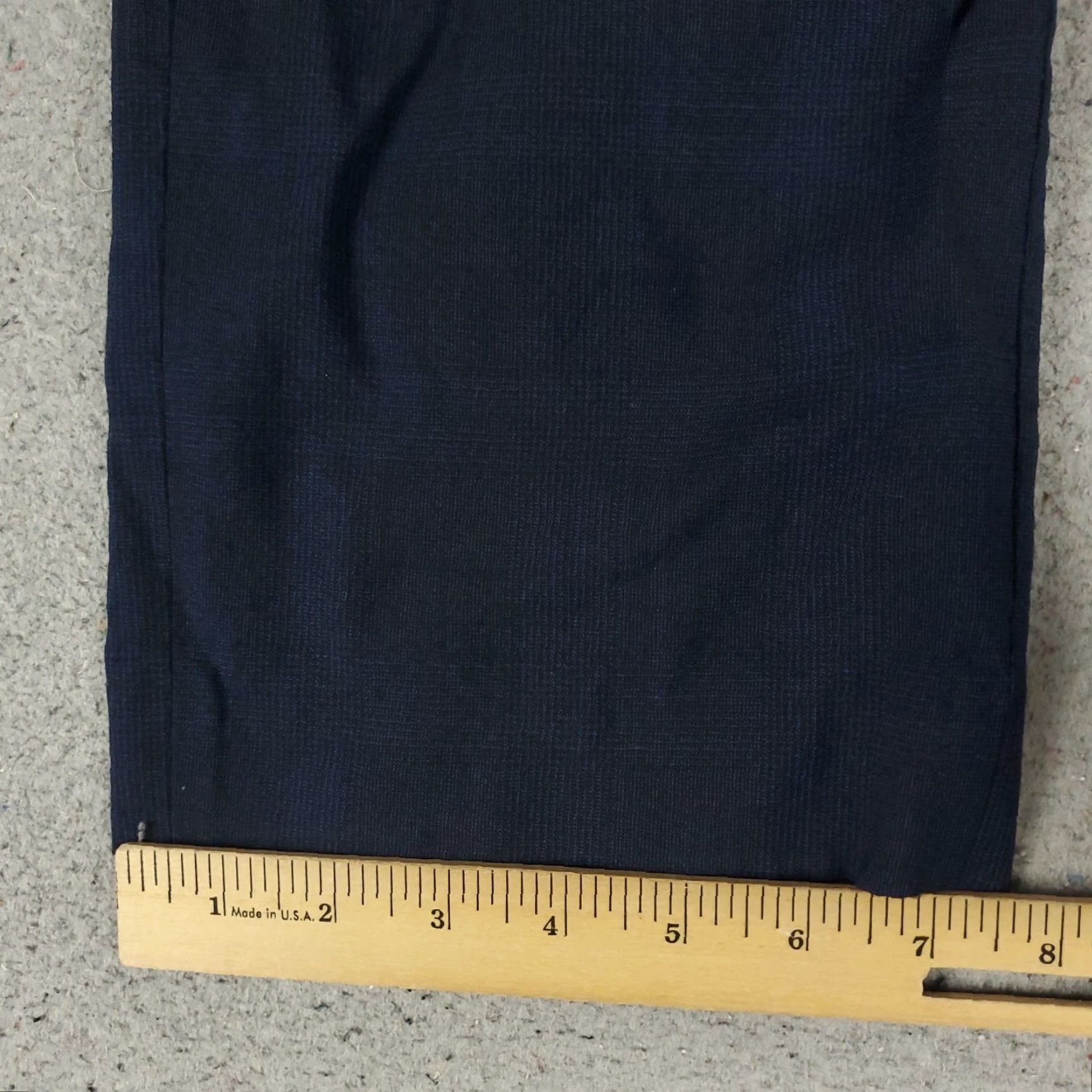 Hugo Boss Hugo Boss Pants Mens 35x28 Blue Super 100 Straight Dress Trousers Size US 35 - 6 Thumbnail