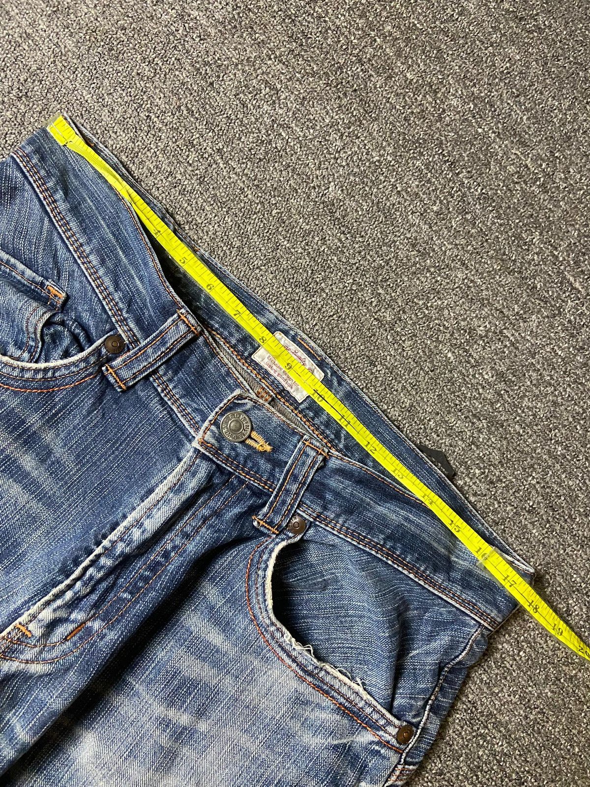 Edwin × Japanese Brand × Vintage Vintage Edwin XV Distressed Denim Jeans (128) Size US 35 - 8 Thumbnail