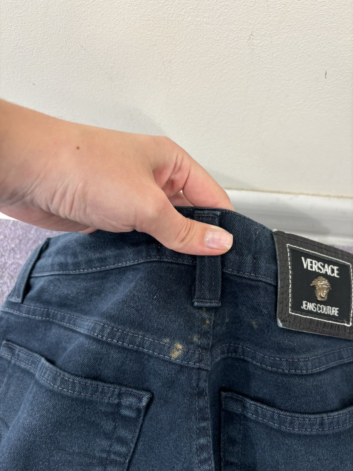 Versace Jeans Couture Vintage Versace Jeans Couture Women’s Medusa Denim Jeans Size 29" - 17 Thumbnail