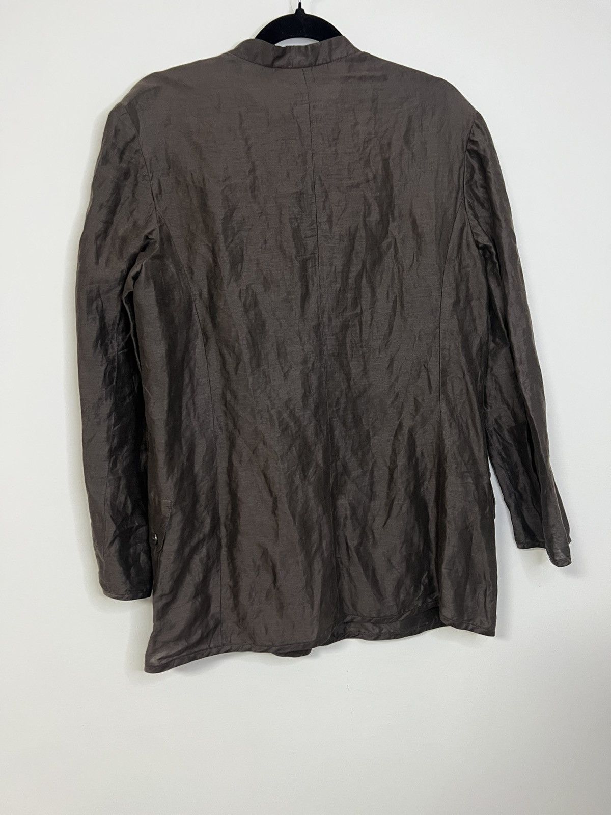 Max Mara S max mara jacket linen silk s/m brown Size S / US 4 / IT 40 - 5 Thumbnail
