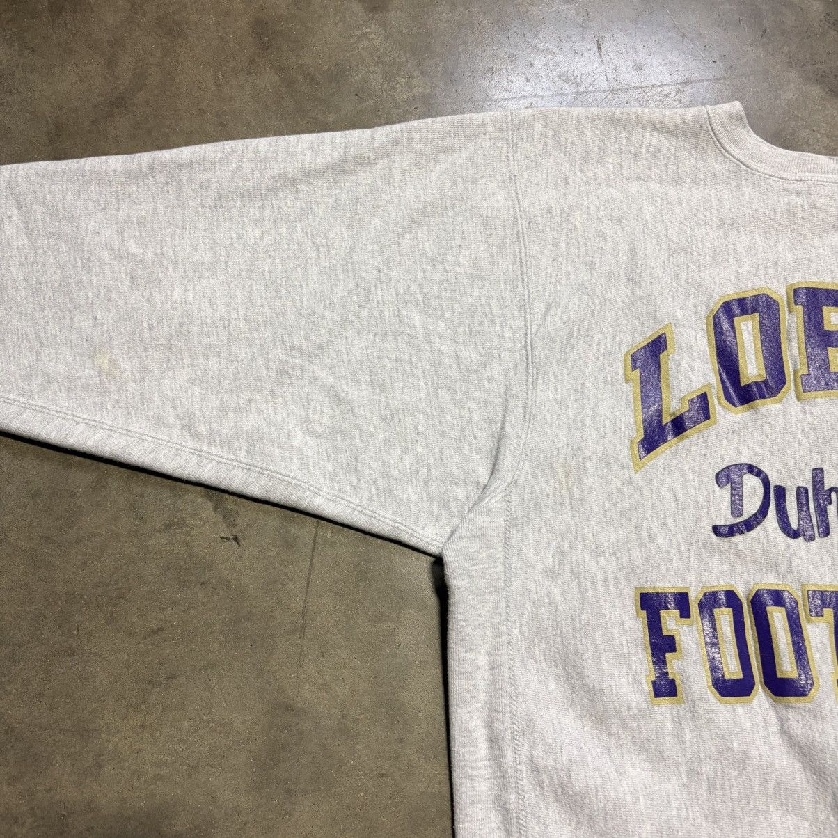 Champion Vintage 90s Champion Reverse Weave Sweatshirt Loras Football Size US L / EU 52-54 / 3 - 7 Thumbnail