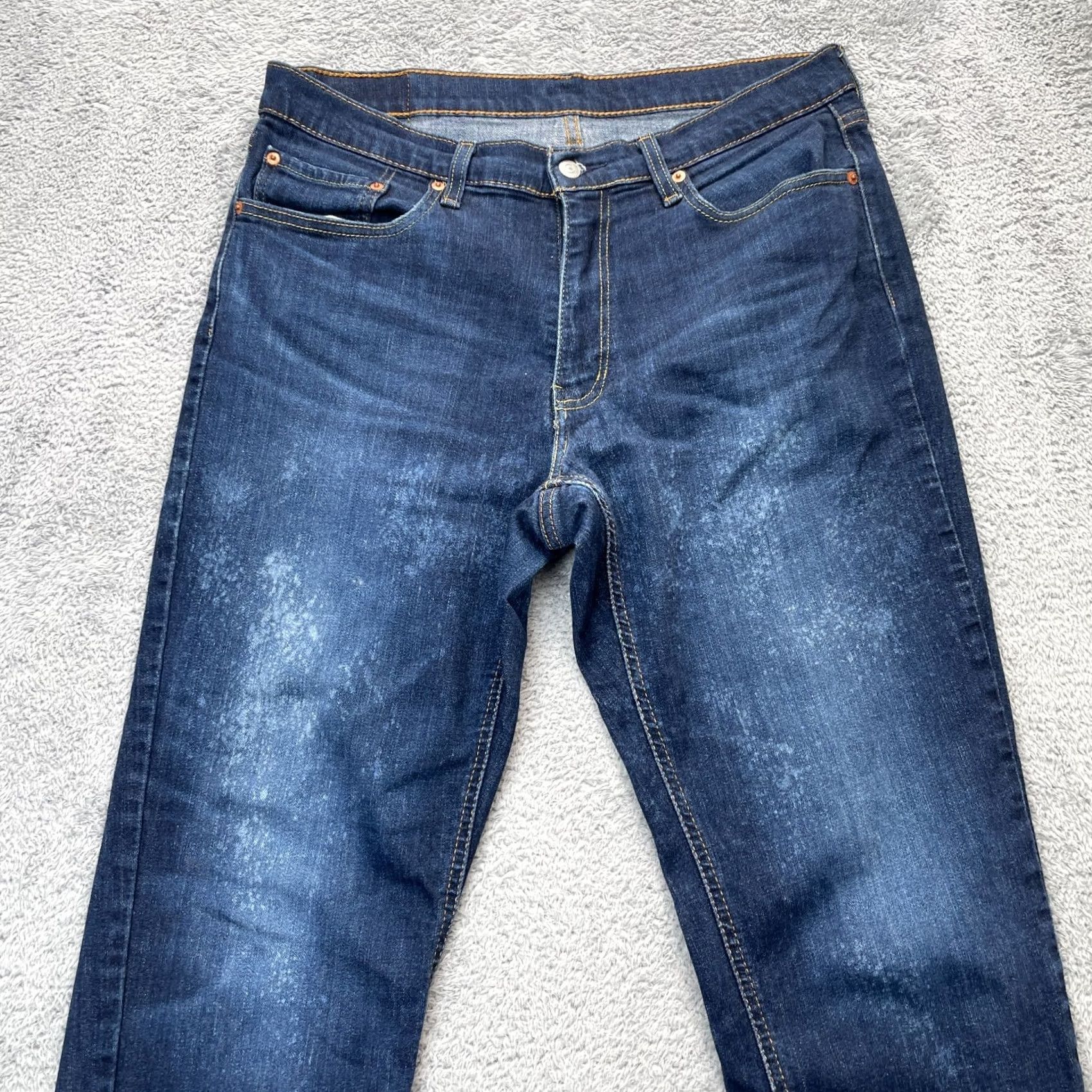 Levi's Levis 531 Jeans Mens 36x36 Blue Slim Fit Tapered Denim Logo 5-Pocket Design Cotton Polyester Size US 36 / EU 52 - 5 Thumbnail