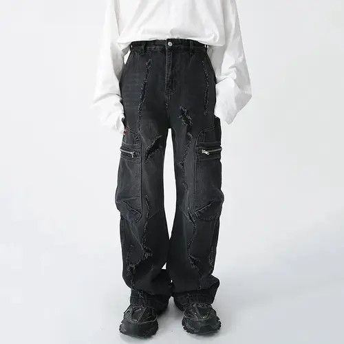 Jean Ripped Jeans Baggy Denim Size US 32 / EU 48 - 1 Thumbnail