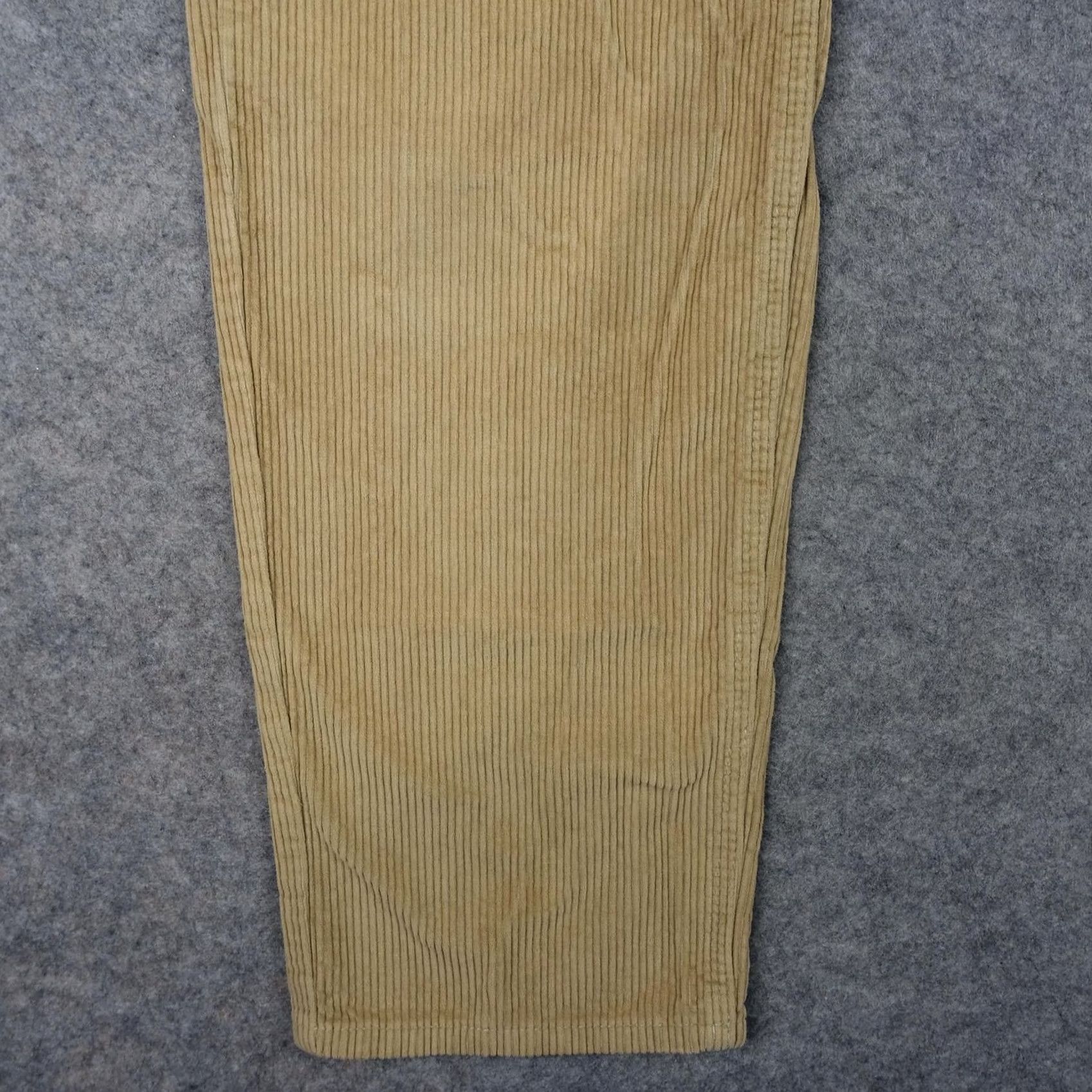 Empyre Empyre Tori Pants Womens 6 Beige High Rise Corduroy Straight Leg Casual Skater Brown Cotton 30 in Inseam Women Regular Pants Mens? Size 28" / US 6 / IT 42 - 6 Thumbnail