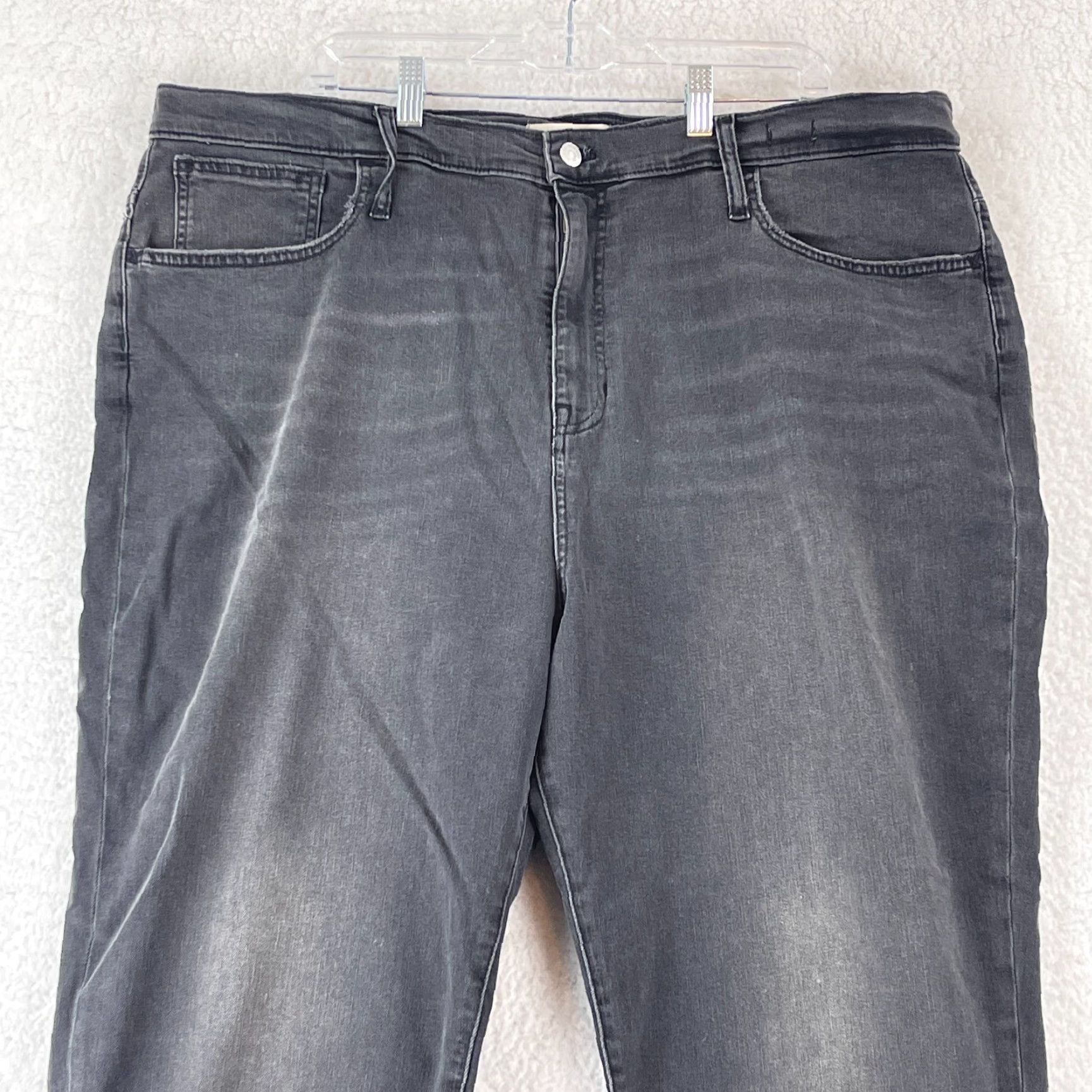 Madewell Madewell The Mom Jeans Womens Size 36 Black Denim High-Rise Casual Stretch Button Zip 5-Pocket Pre-Owned 90s Bohemian Preppy Mens/Womens Size 25" / US 0 / IT 36 - 2 Thumbnail