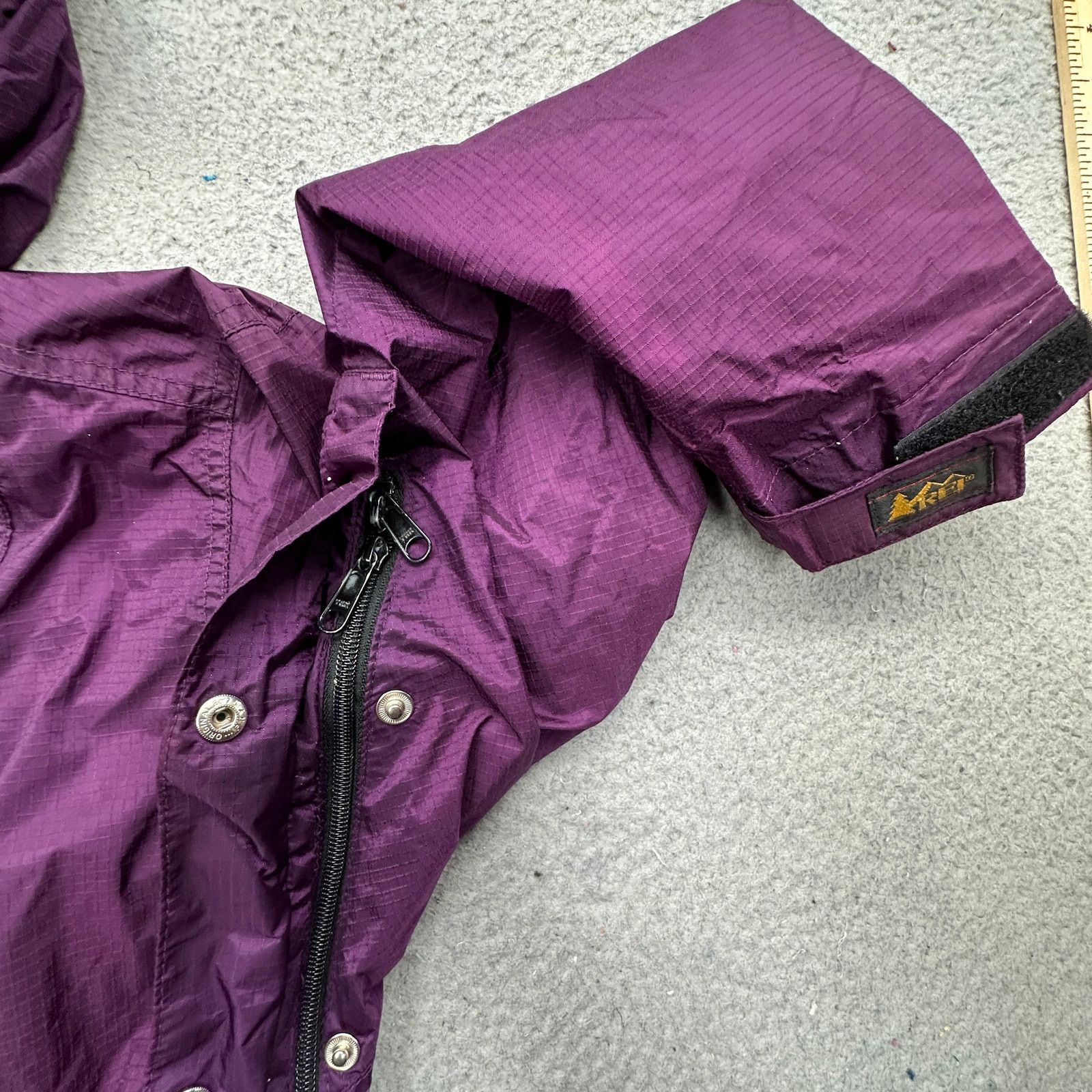 Rei Vintage REI Gore-Tex Hooded Jacket Womens 12 Large Shell Size L / US 10 / IT 46 - 11 Thumbnail