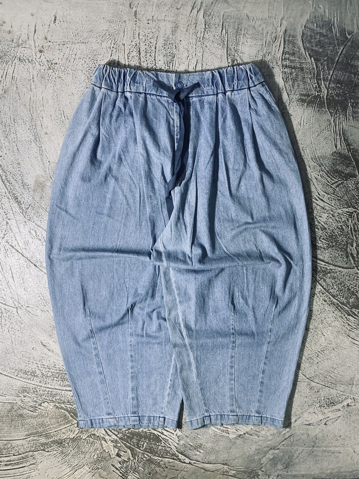 Japanese Brand Farmer's Market Anglan Denim Balloon Pants Size US 38 / EU 54 - 1 Thumbnail