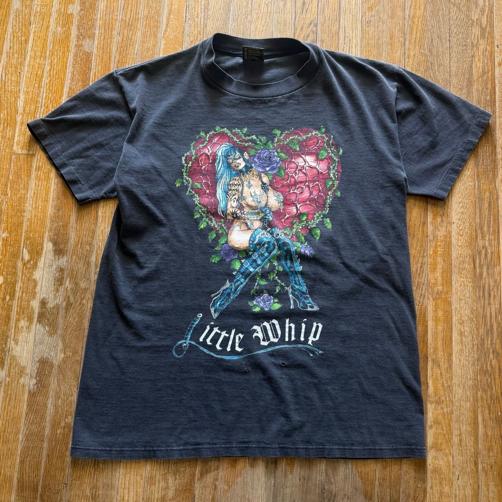 Brockum DANZIG 90s Little Whip The Misfits Shirt Samhain Tee L vtg Size US L / EU 52-54 / 3 - 1 Thumbnail