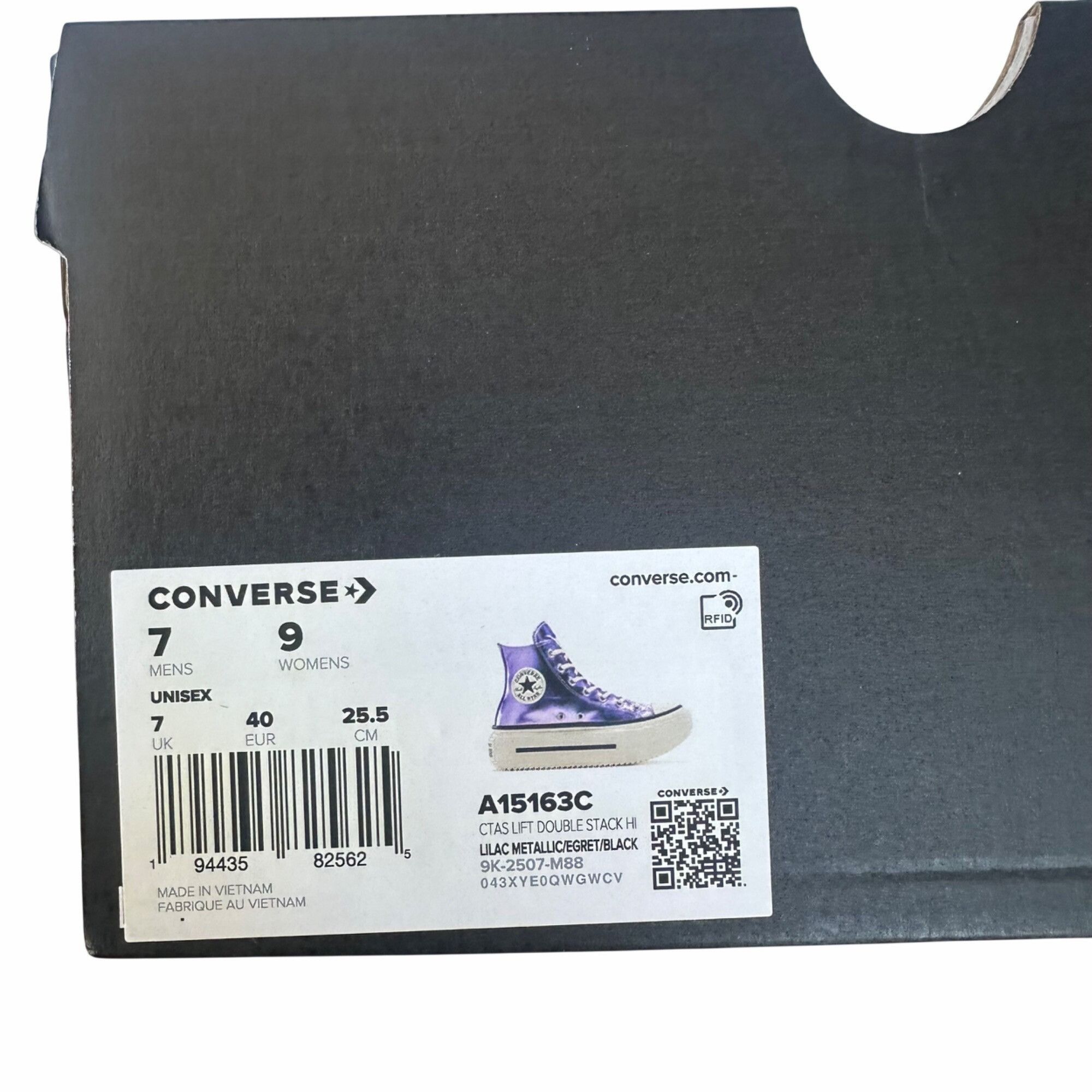 Converse ⭐Converse Chuck Taylor Lift Double Stack Purple Size 9 Women Size US 9 / IT 39 - 8 Thumbnail