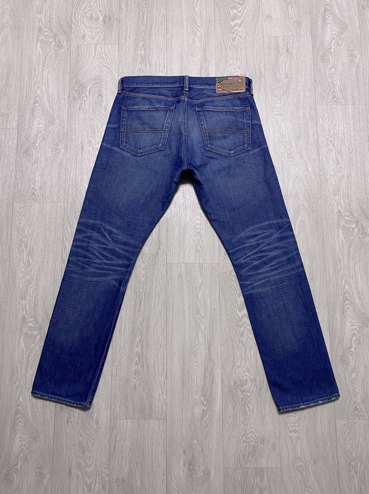 Denim & Supply Ralph Lauren DSRL Ralph Lauren Washed Blue Distressed Denim Jeans Size US 34 / EU 50 - 3 Thumbnail