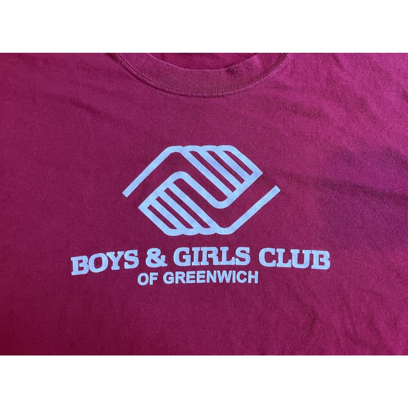 Vintage VINTAGE Boys & Girls Club Of Greenwich Connecticut Shirt Men’s Large Red Size US L / EU 52-54 / 3 - 3 Thumbnail