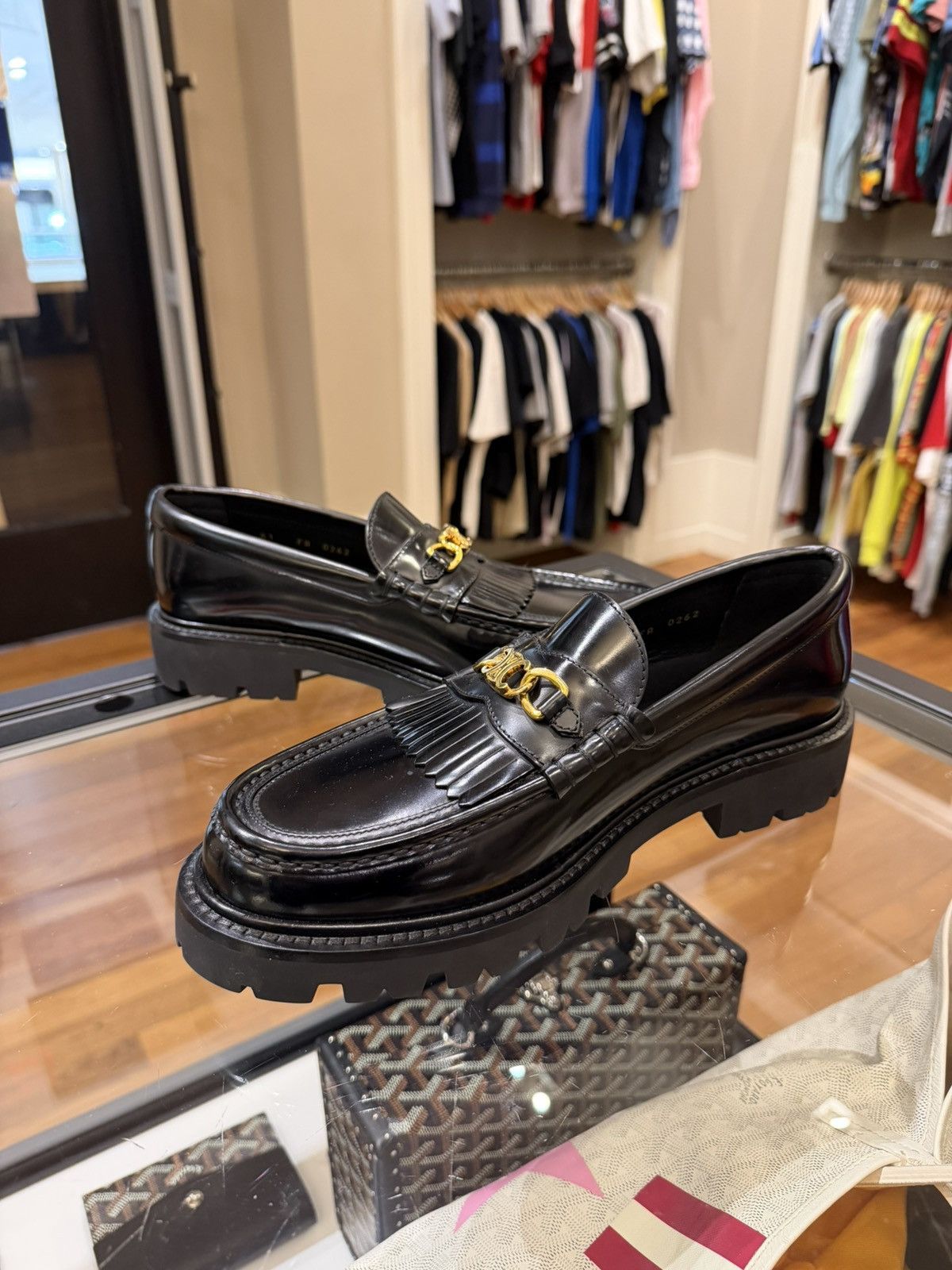 Celine Celine By Hedi Slimane Magaret Chunky Loafer w Triomphe CC Size US 8 / EU 41 - 2 Thumbnail