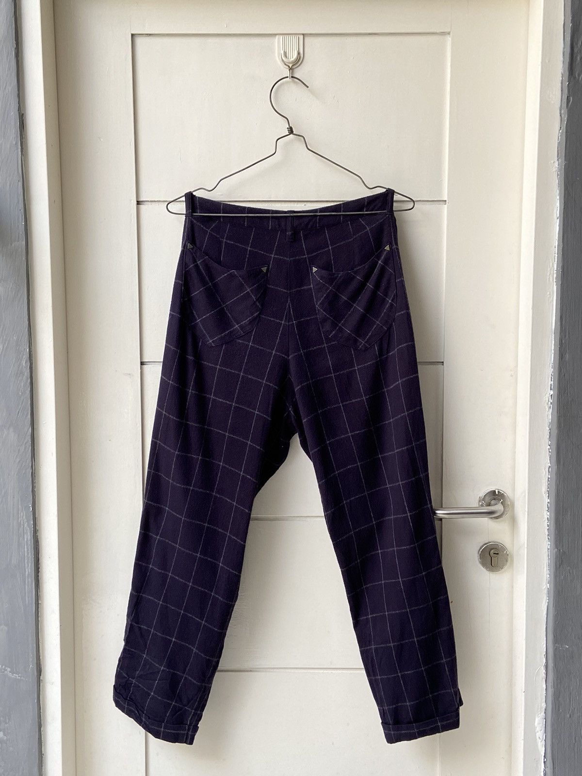 Issey Miyake NE-NET Plaid Long Pants Size US 30 / EU 46 - 4 Thumbnail