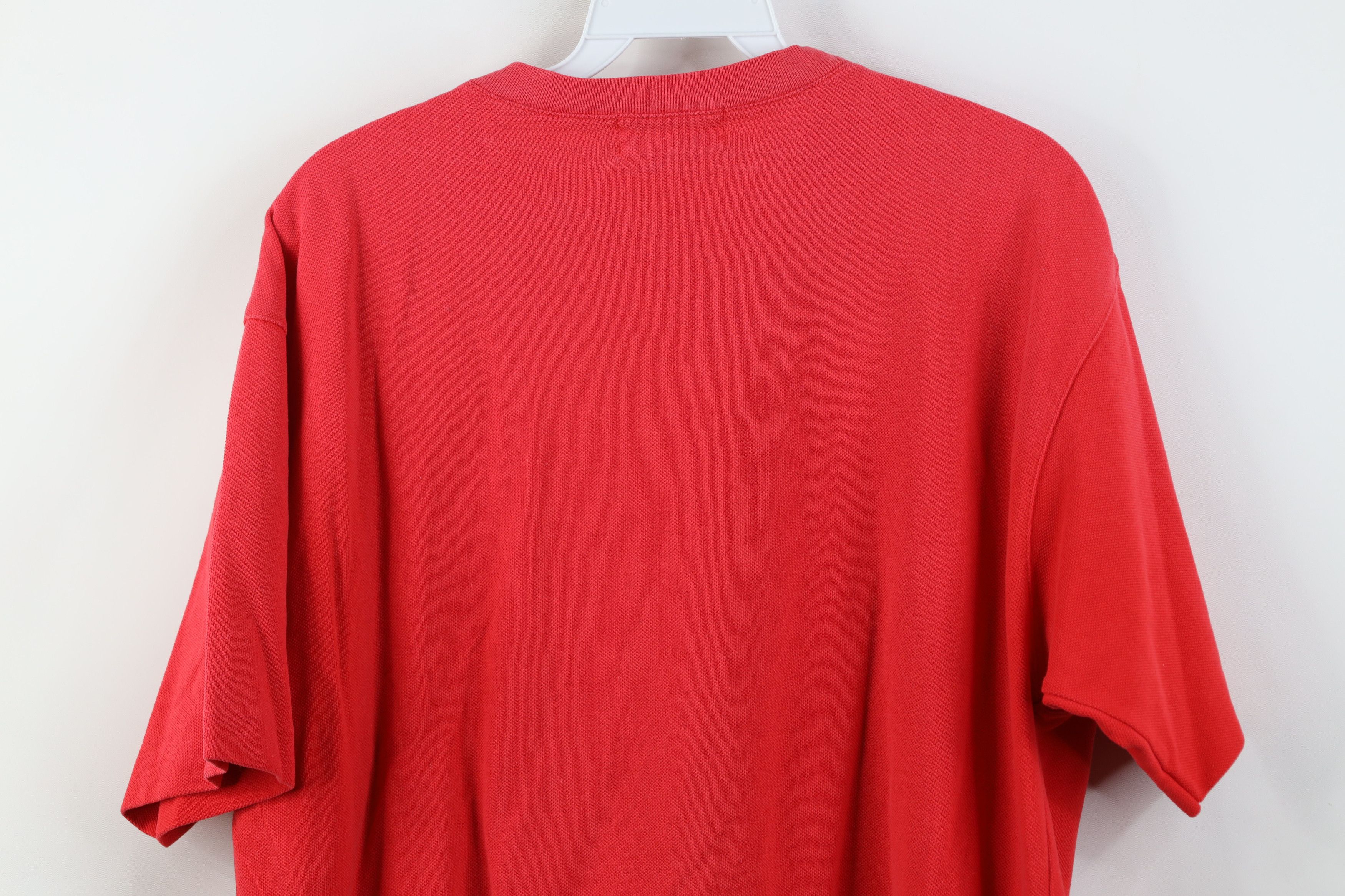 Banana Republic Vintage 90s Banana Republic Safari Knit Baggy T-Shirt Red Size US S / EU 44-46 / 1 - 15 Thumbnail
