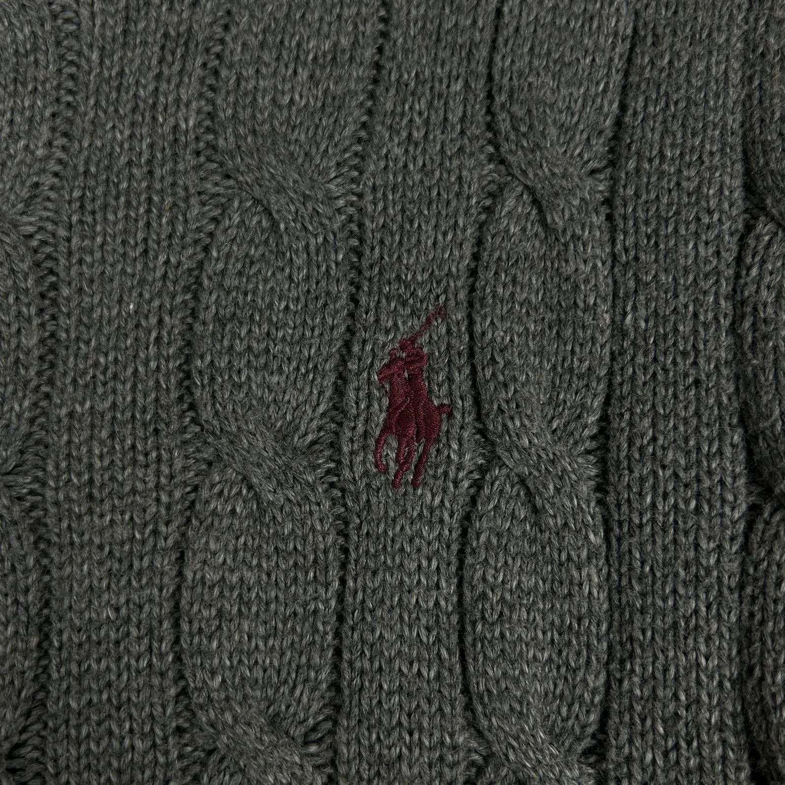 Designer × Polo Ralph Lauren × Ralph Lauren Polo Ralph Lauren knitwear sweater mini logo pony grey Size US S / EU 44-46 / 1 - 4 Thumbnail