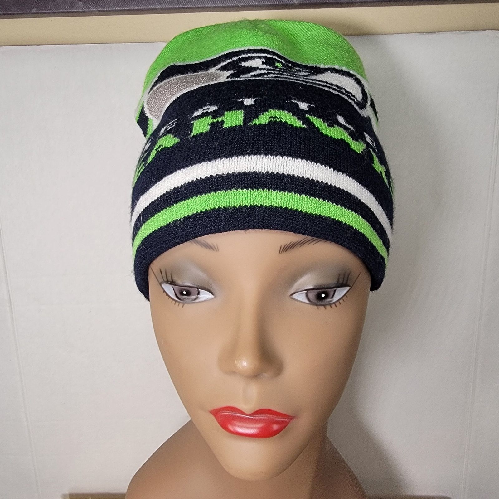 Other Seattle Seahawks Blue & Green Knit Unisex Beanie Size ONE SIZE - 3 Thumbnail