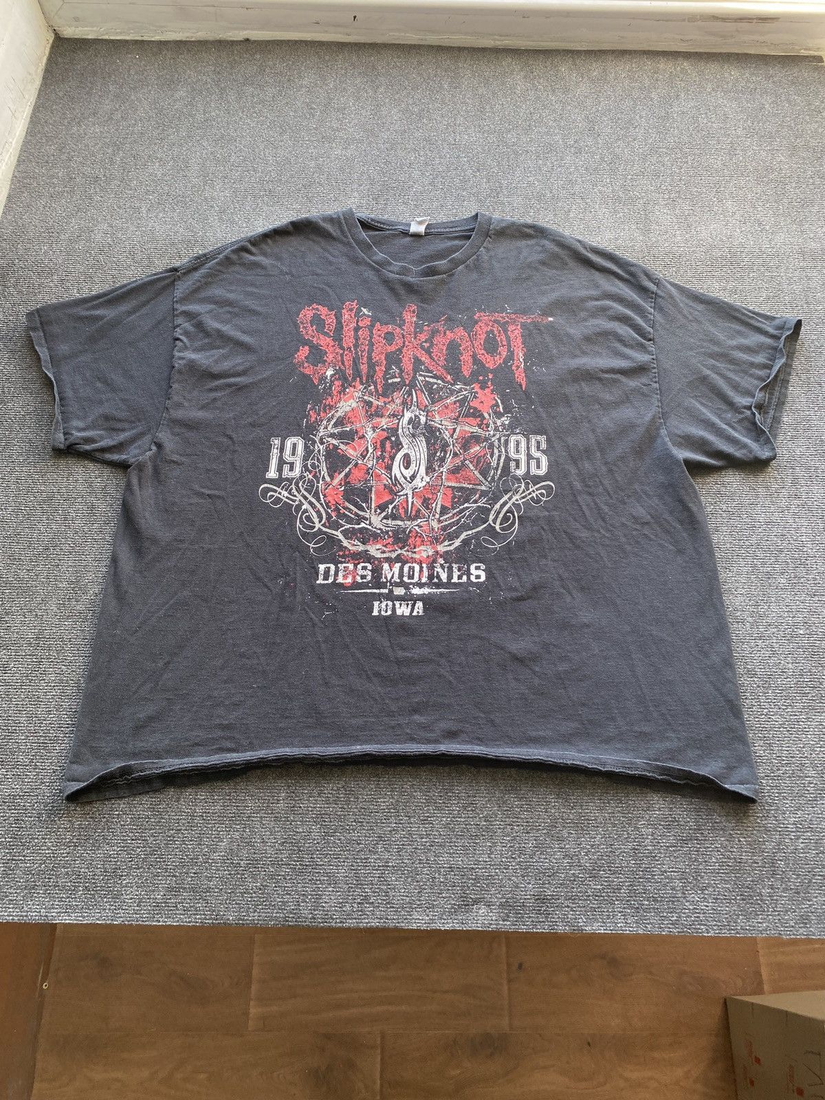 Band Tees 🔥00s Slipknot Band Tour Black 4xl Tee mens Des Moines Iowa Size US XXL / EU 58 / 5 - 1 Thumbnail