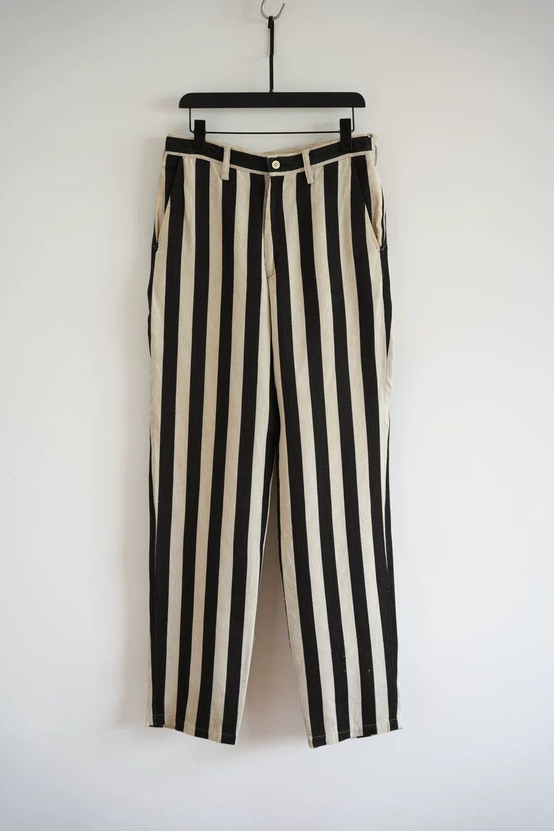 Yohji Yamamoto Striped Sailor Pants