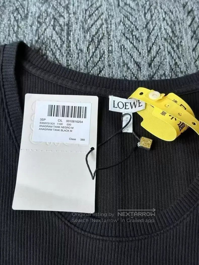 Loewe Loewe Black embroidered logo vest Size M / US 6-8 / IT 42-44 - 4 Thumbnail